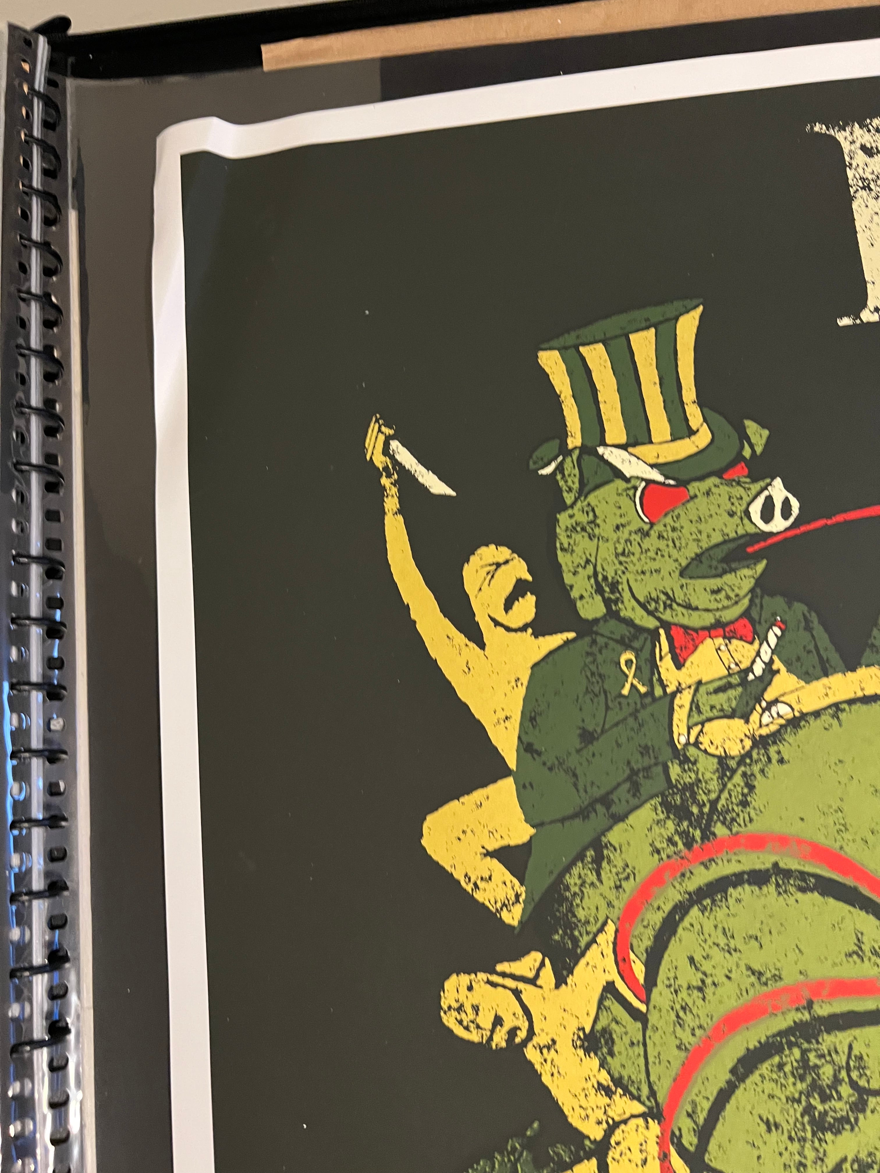 Pearl Jam Brazil 2005 Nov 22nd Klausen Poster SIGNED and SN!!