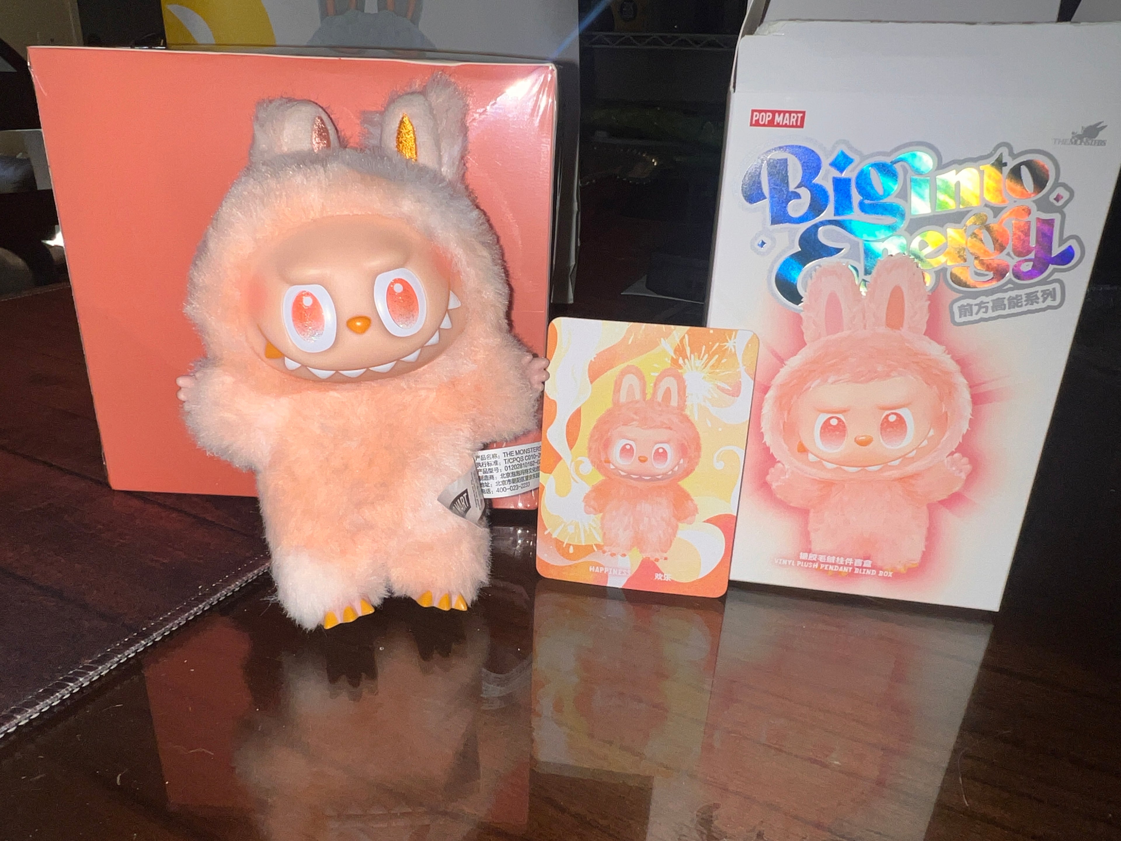 Popmart Labubu Big into Energy - Happiness and Hope!