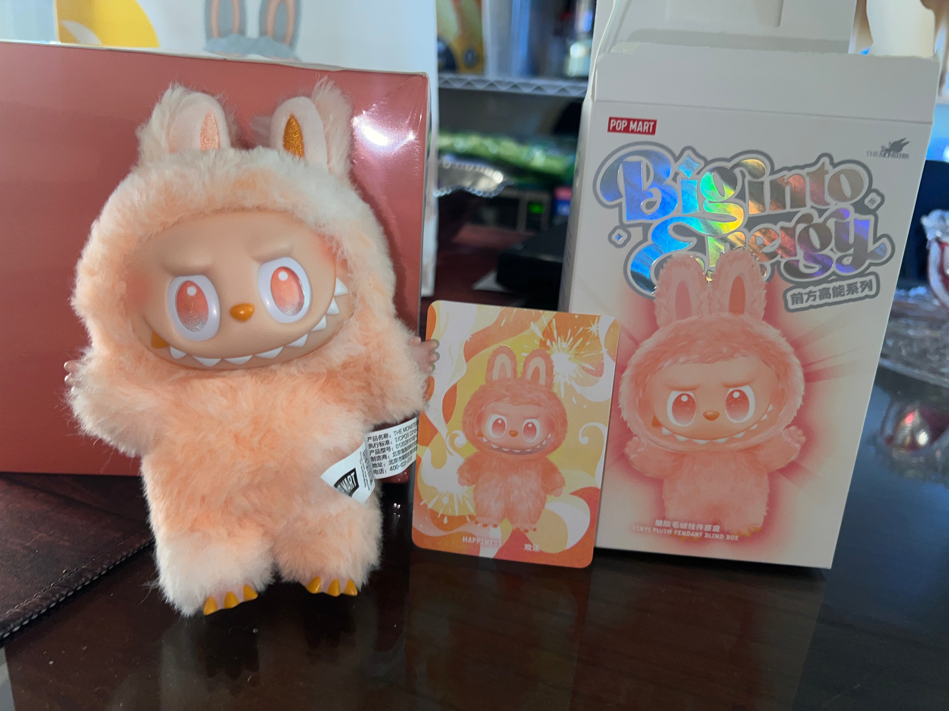 Popmart Labubu Big into Energy - Happiness and Hope!
