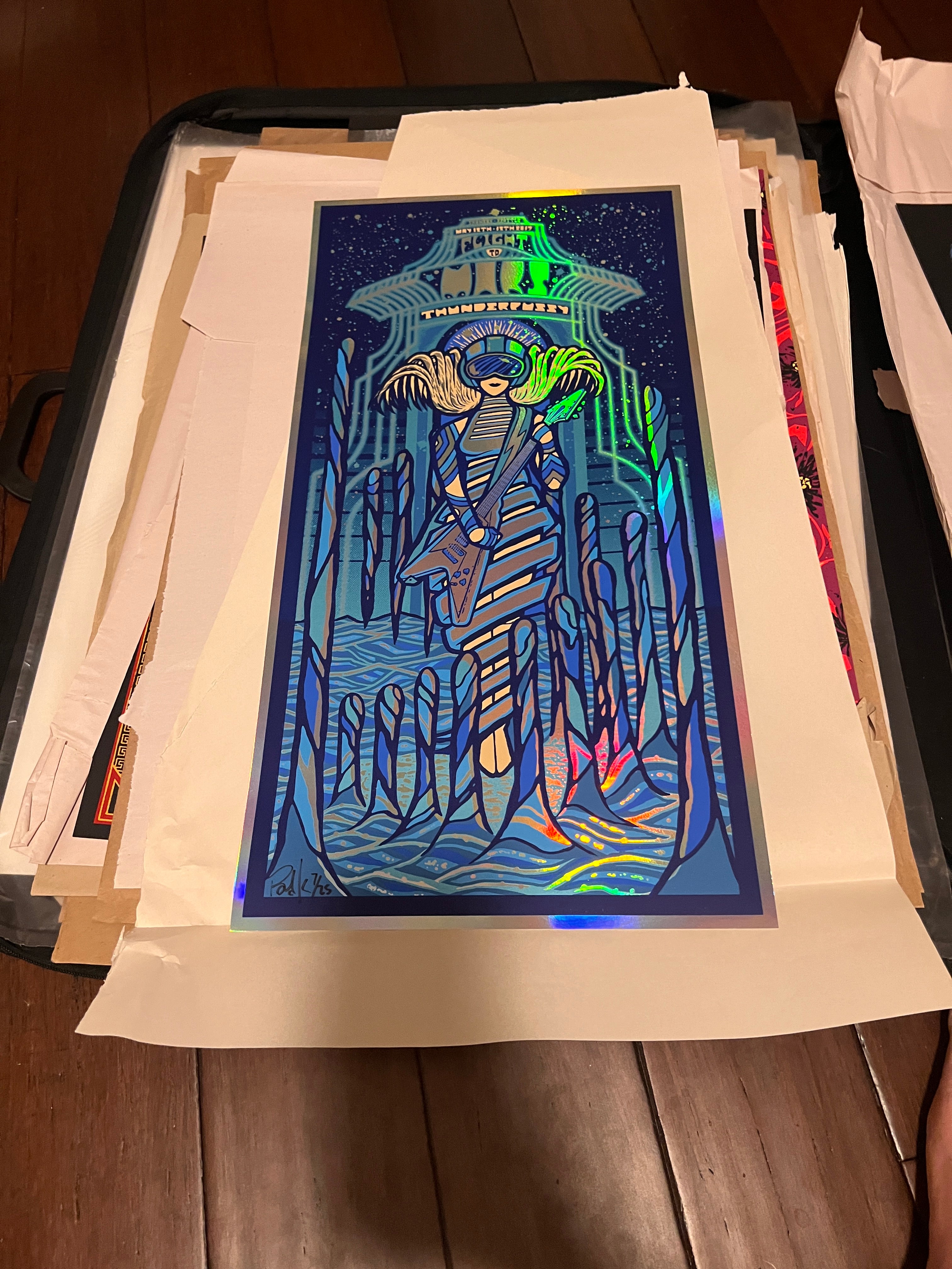 Flight to Mars May 15 2017 Seattle Showbox Poster SIGNED!
