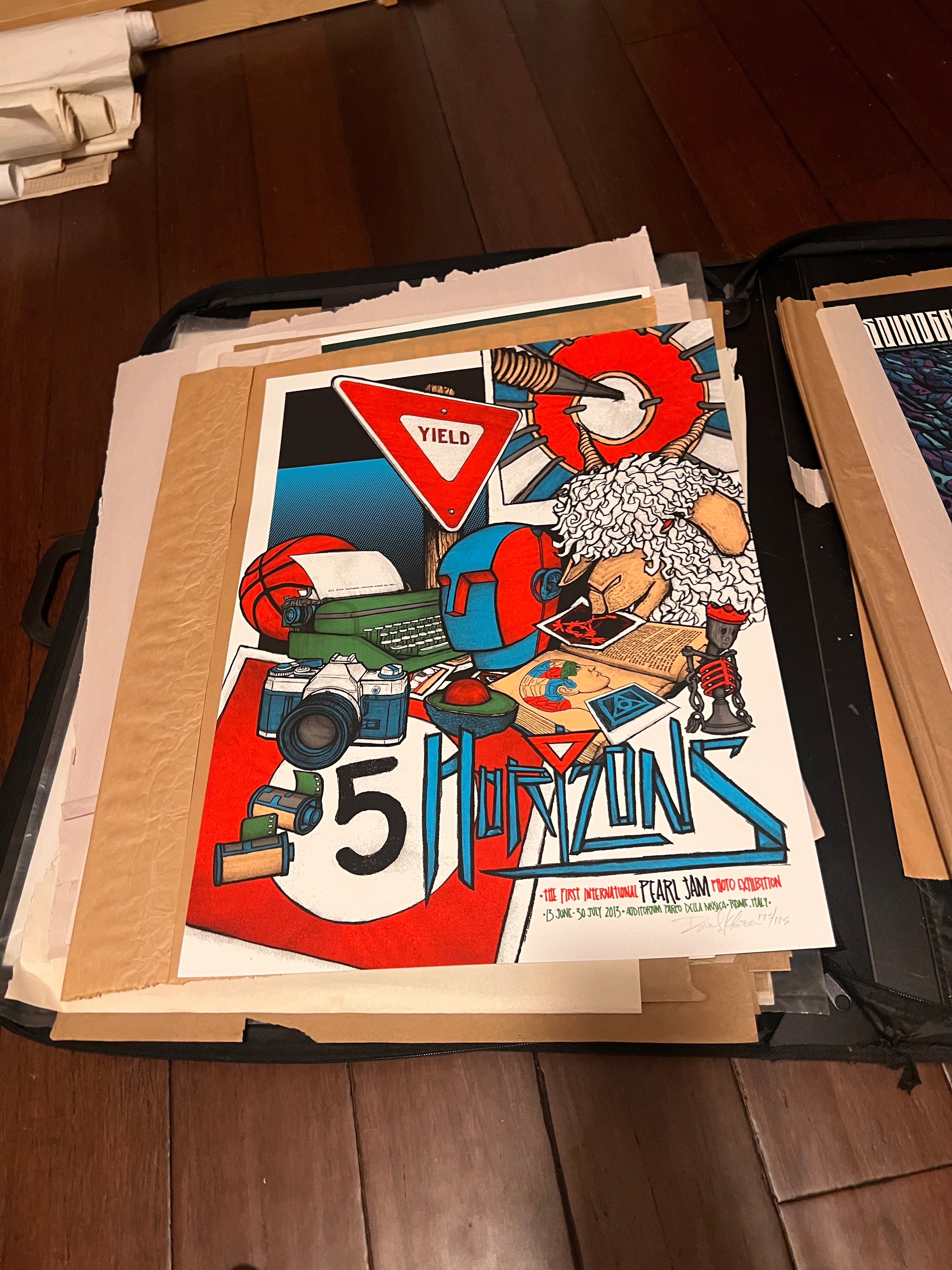 Pearl Jam 1st International Photo exhibition 2013 Klausen Poster SN PERFECT!