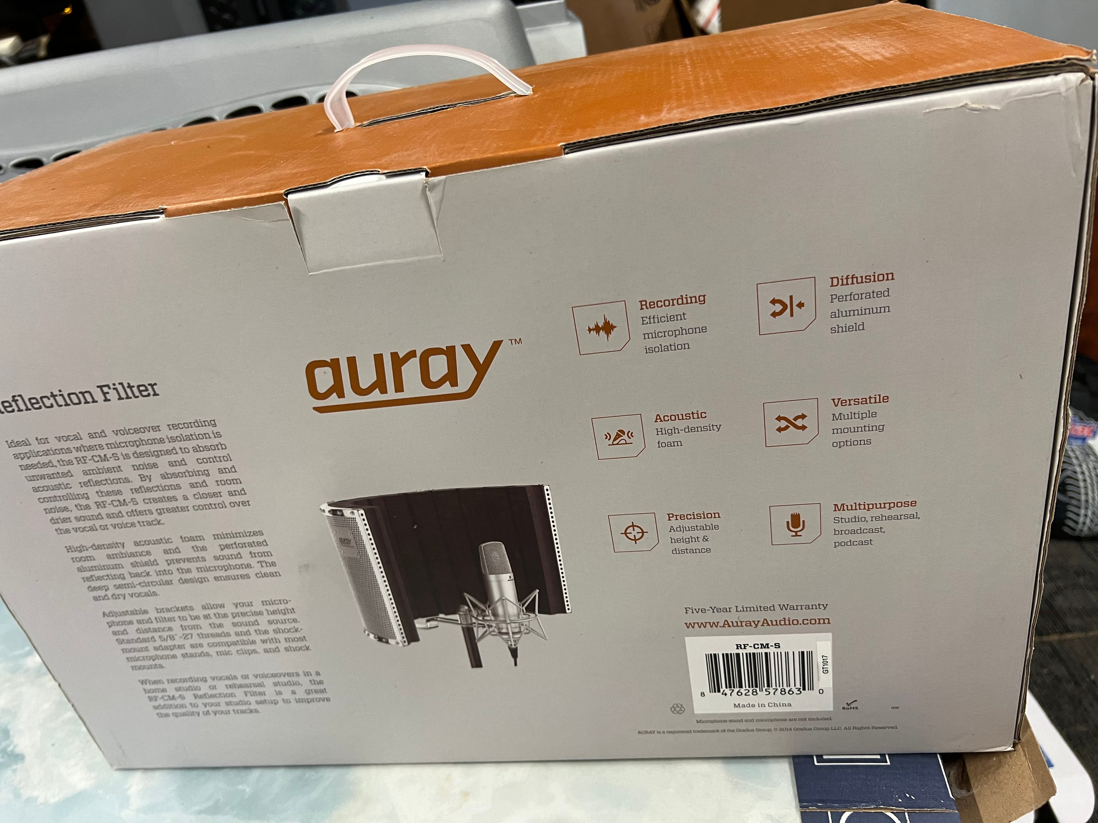 Pair of Brand New Auray Reflection Filters RF-CM-S!