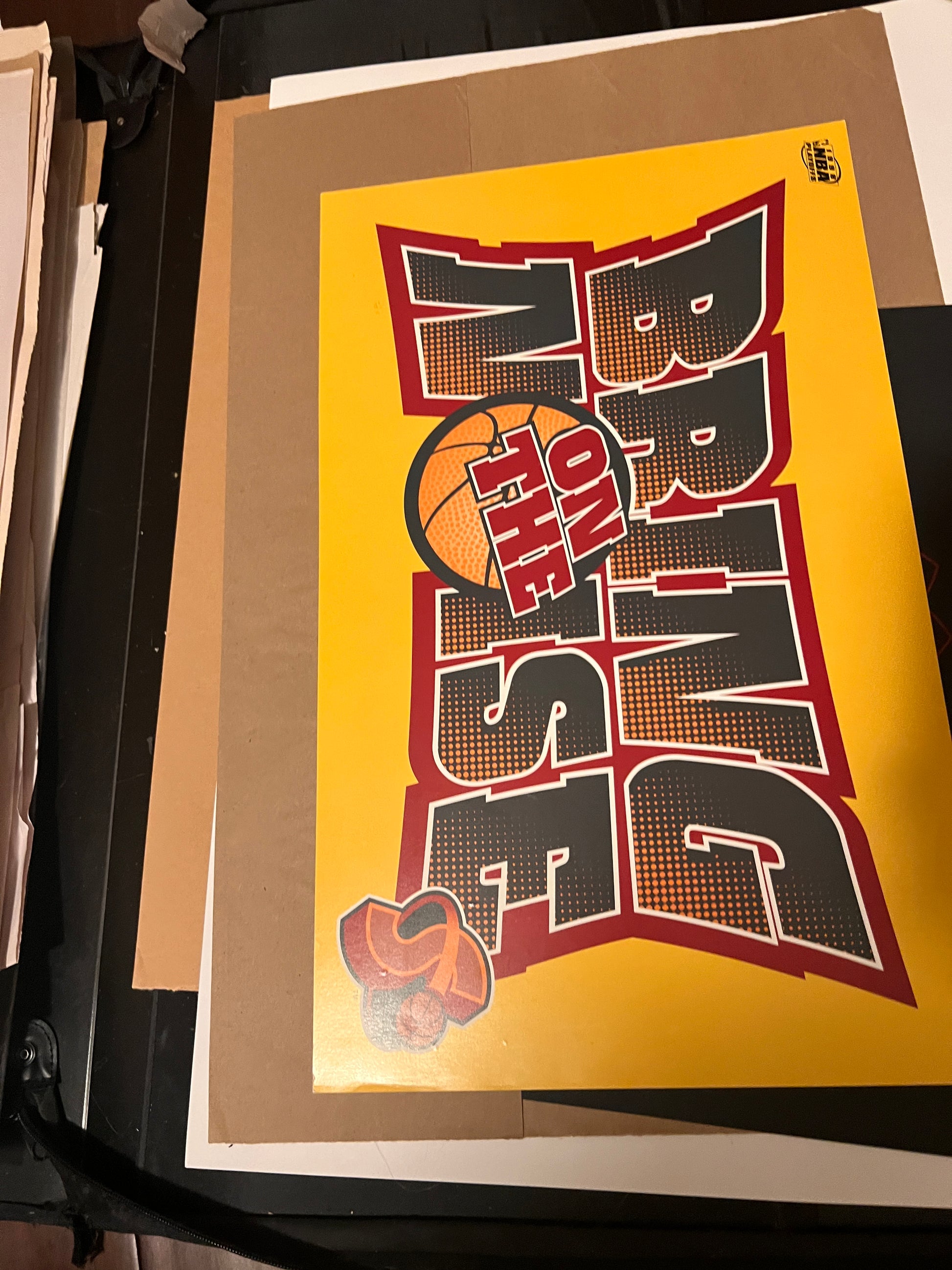 Bring on the Noise Seattle Supersonics Vintage Poster Original 21x13!