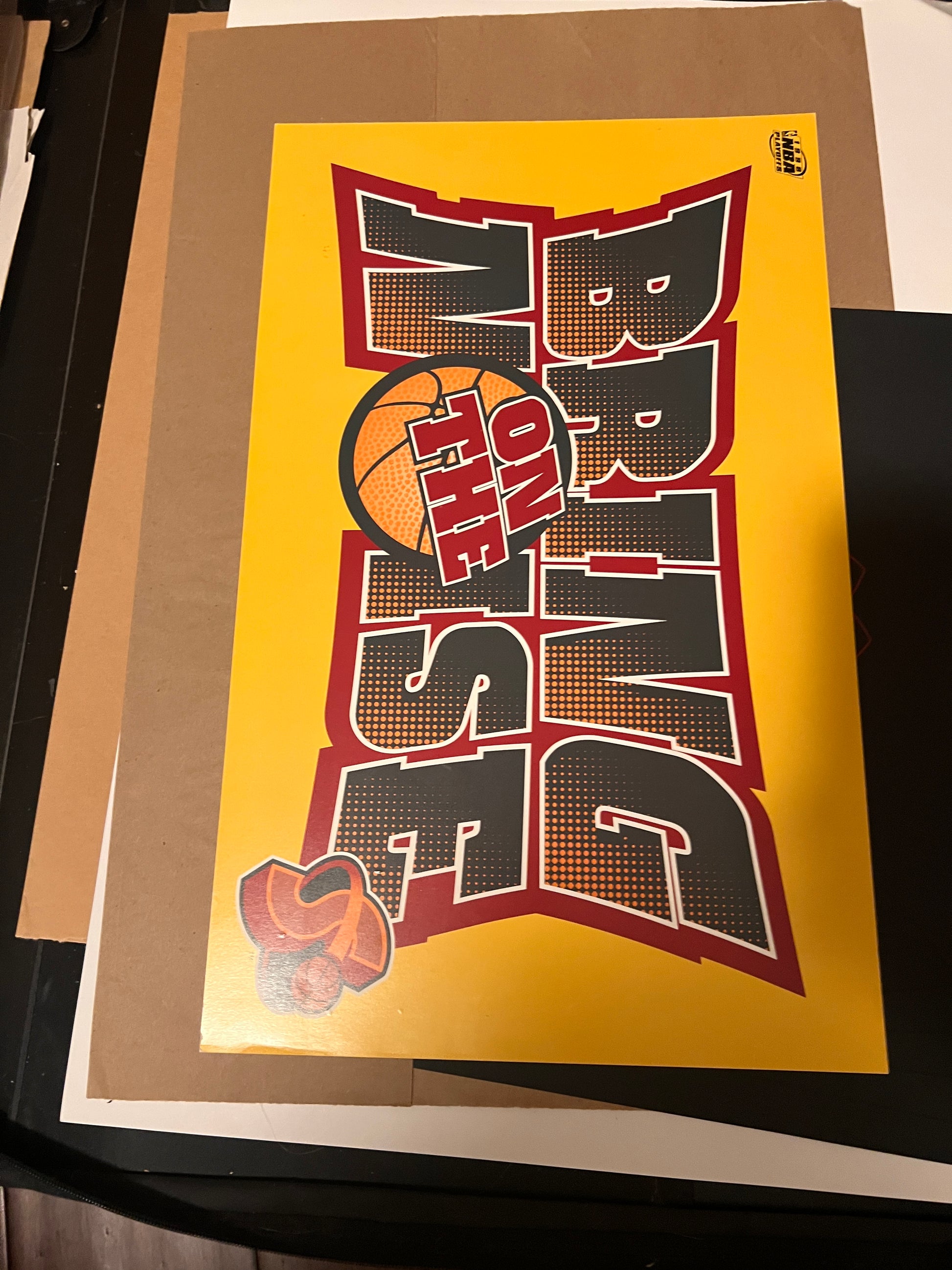 Bring on the Noise Seattle Supersonics Vintage Poster Original 21x13!