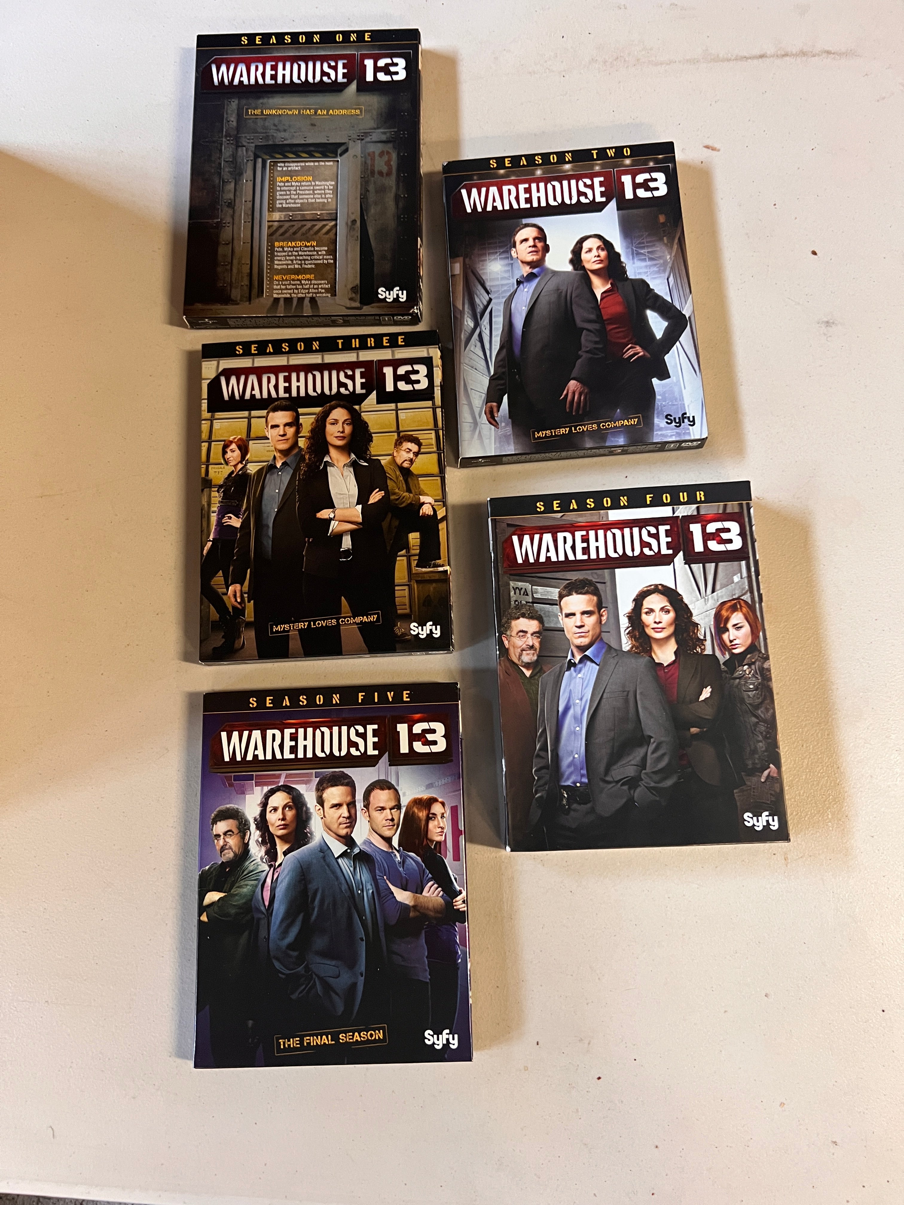 Warehouse 13 Seasons 1-5 DVD Excellent
