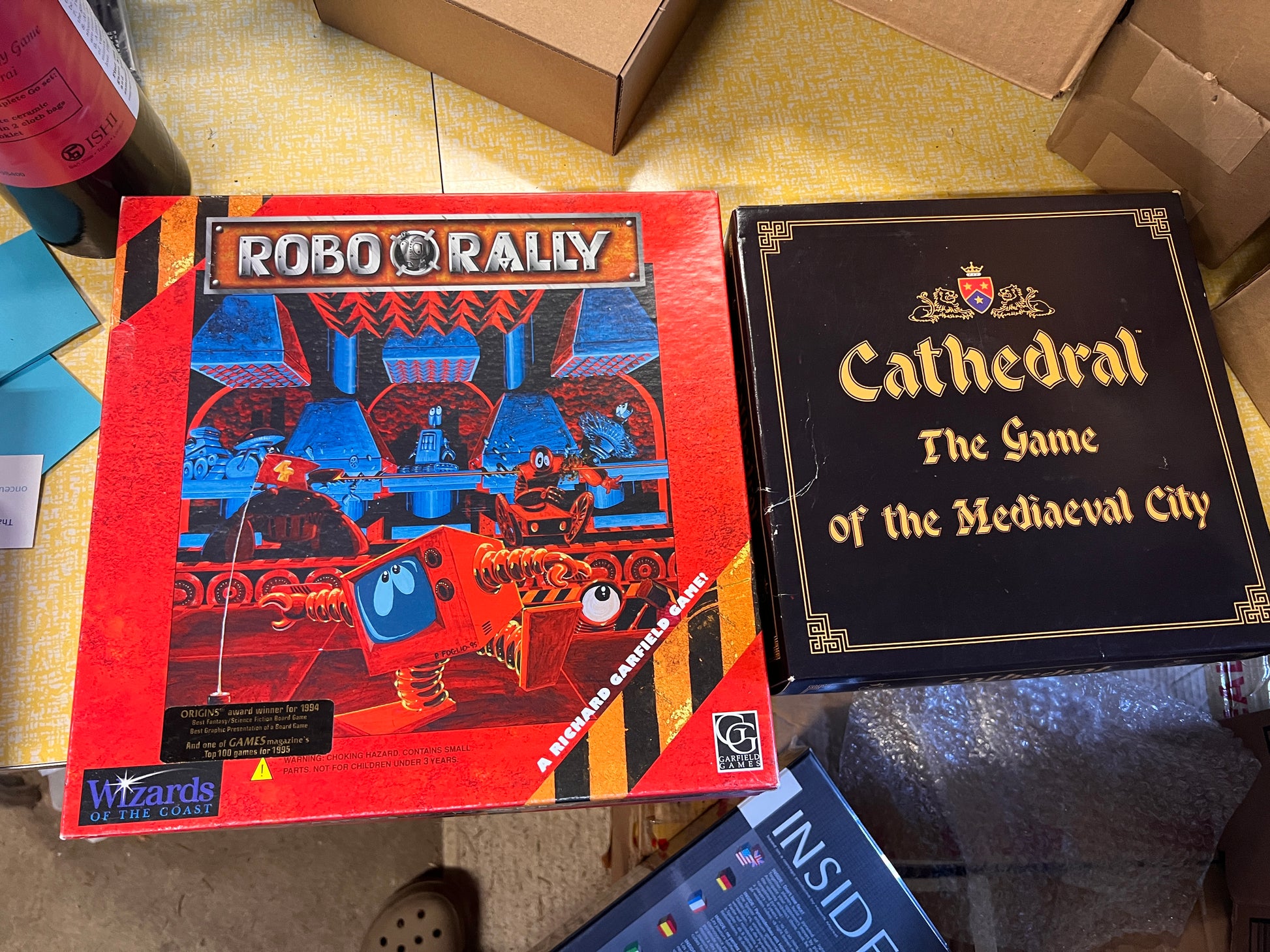 Robo Ralley and Cathedral Rare Vintage Board Games