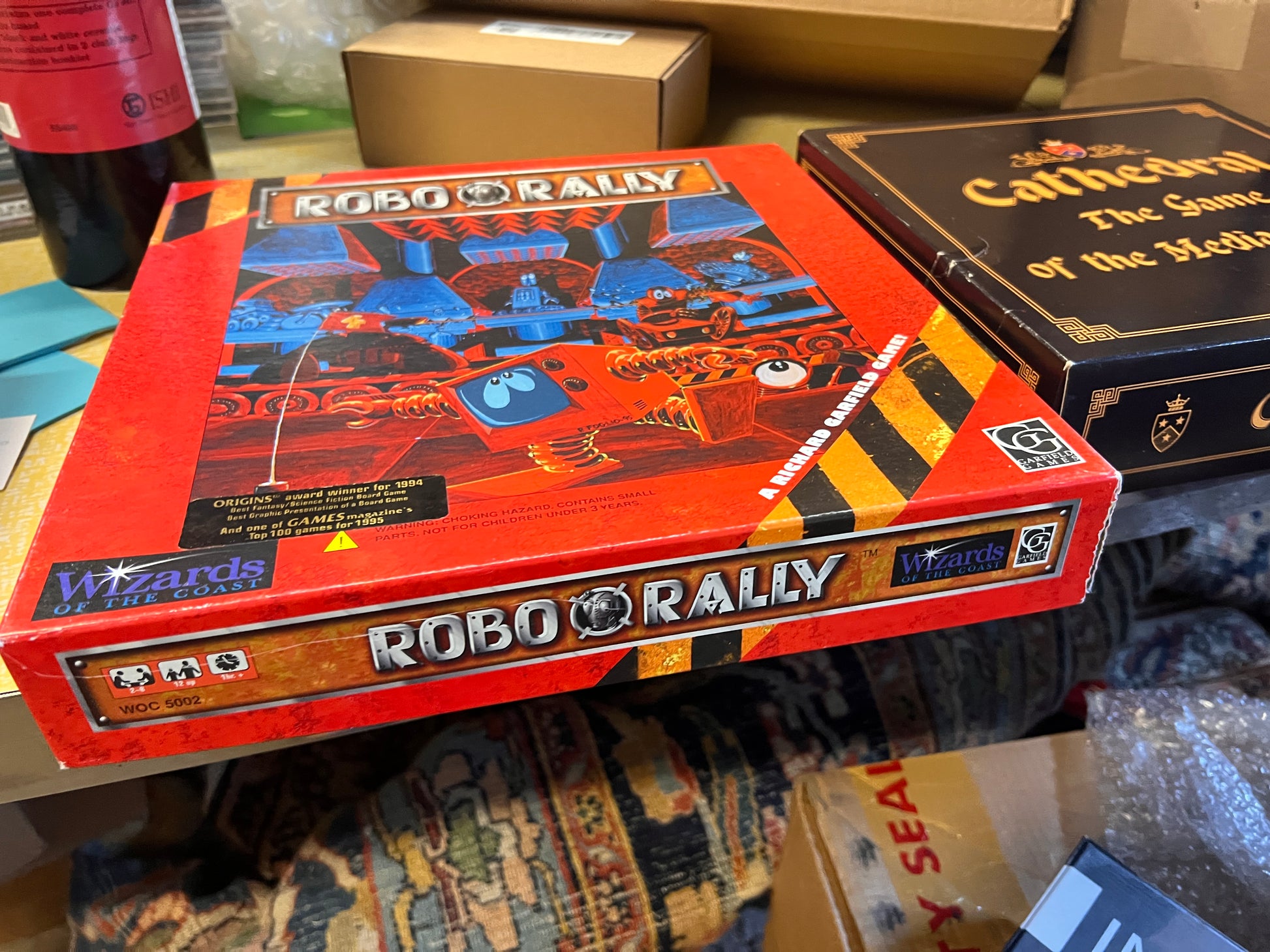 Robo Ralley and Cathedral Rare Vintage Board Games