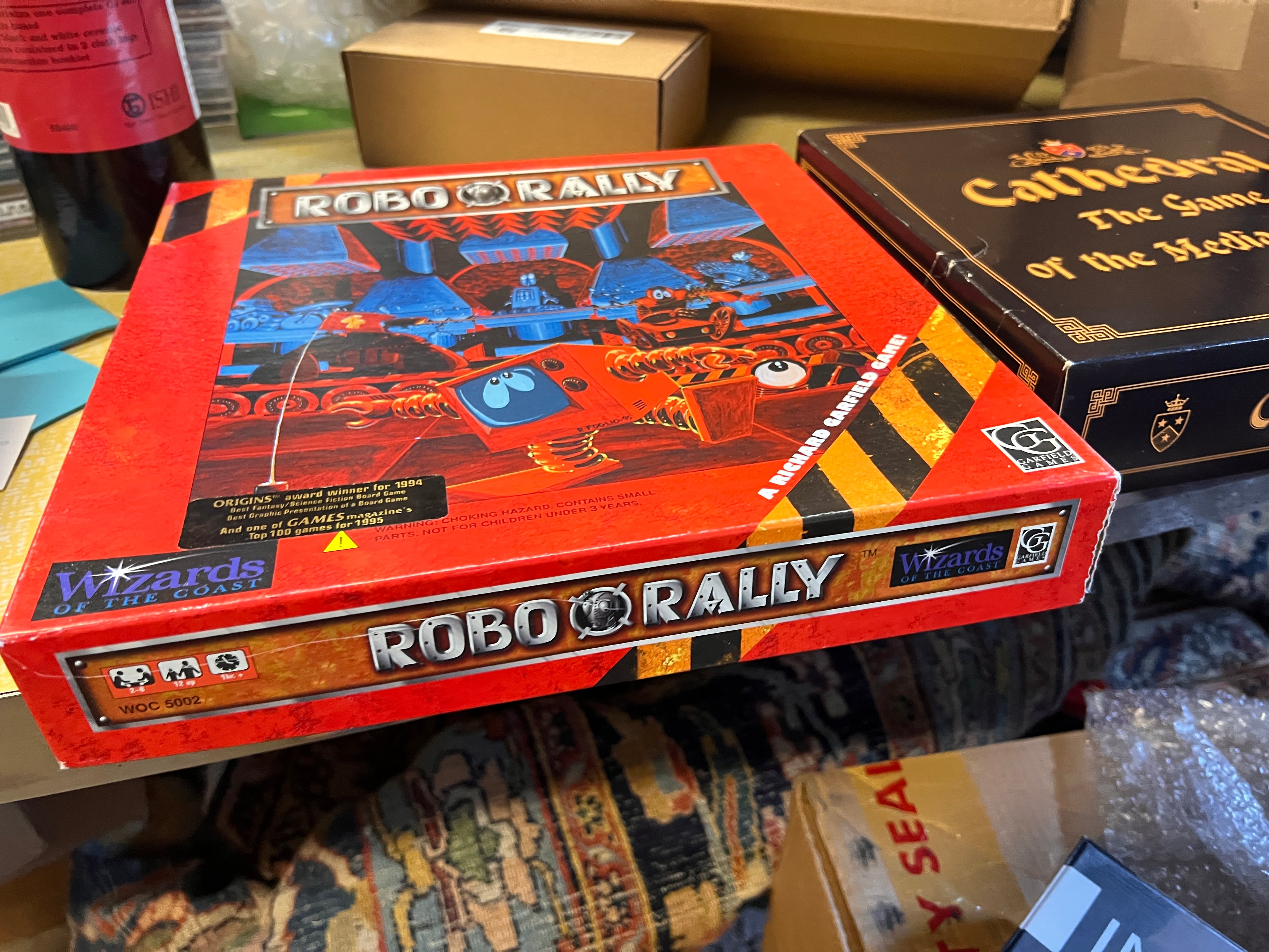 Robo Ralley and Cathedral Rare Vintage Board Games