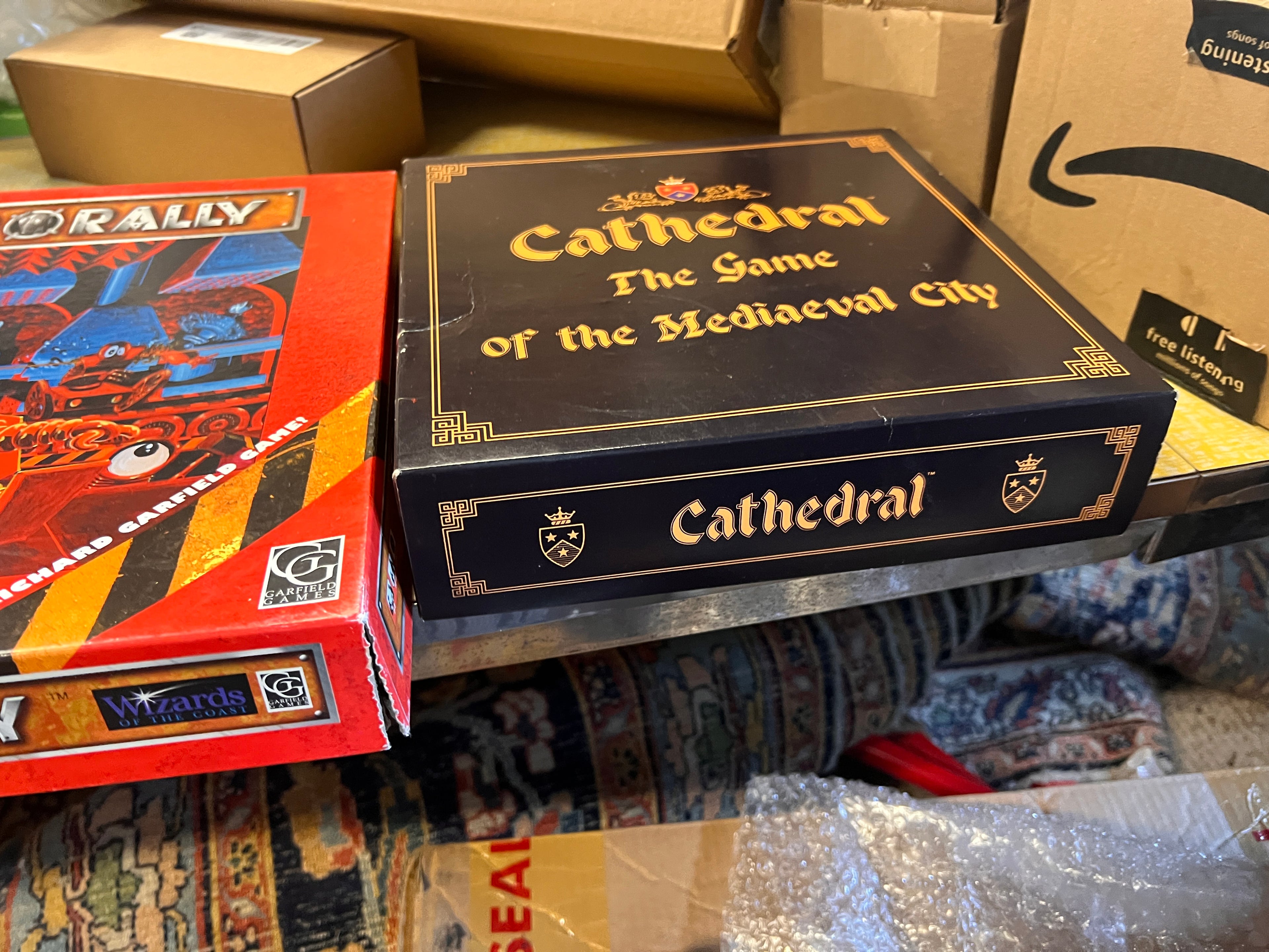 Robo Ralley and Cathedral Rare Vintage Board Games