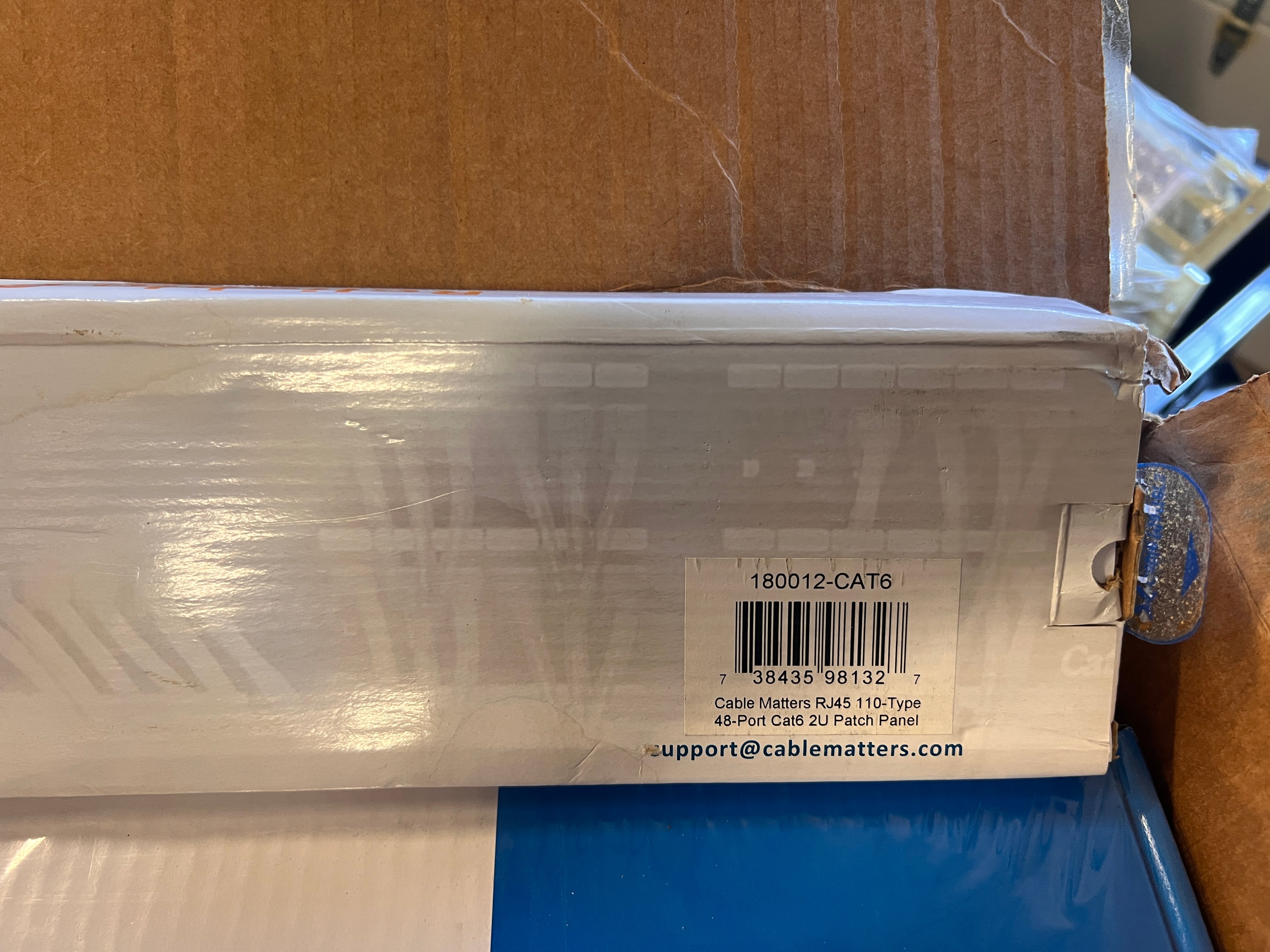 Patch Panel 48 Port Cat 5 Cat 6 Bundle of Three
