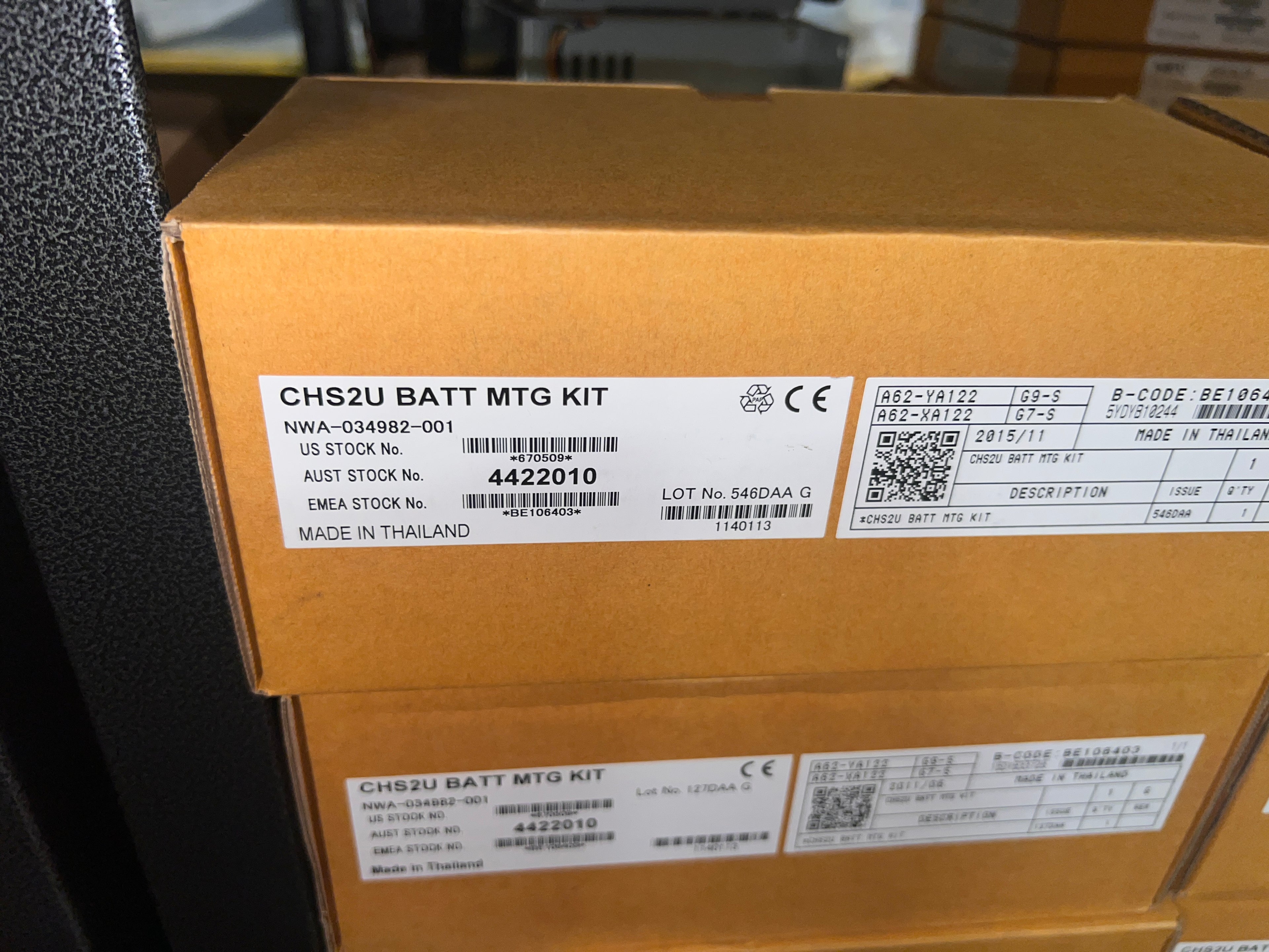 NEC CHS2U BAT MTG KIT Lot x6