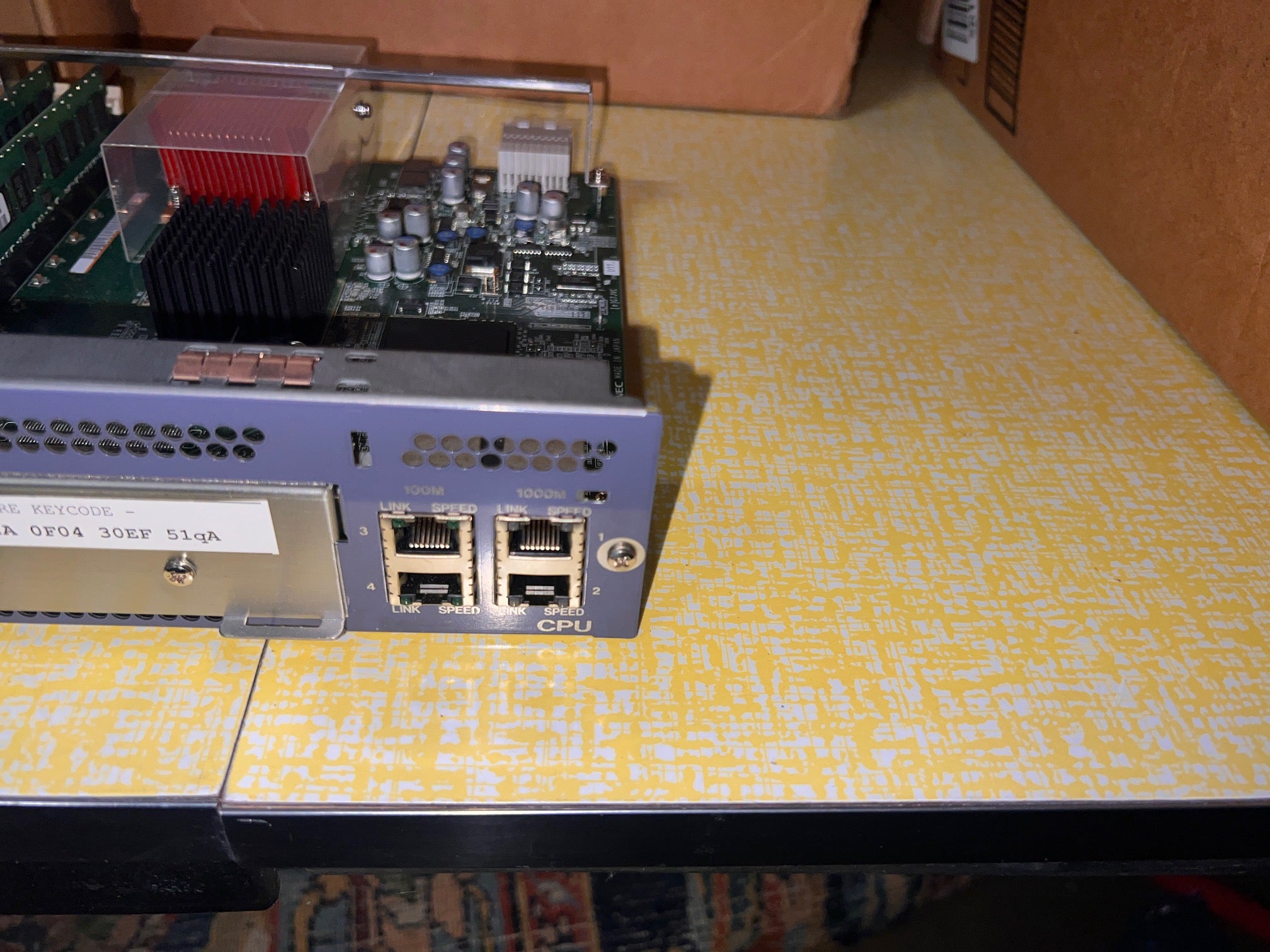 NEC SV8500 CPU SCF-CP00-A CF-CP00 CPU Card