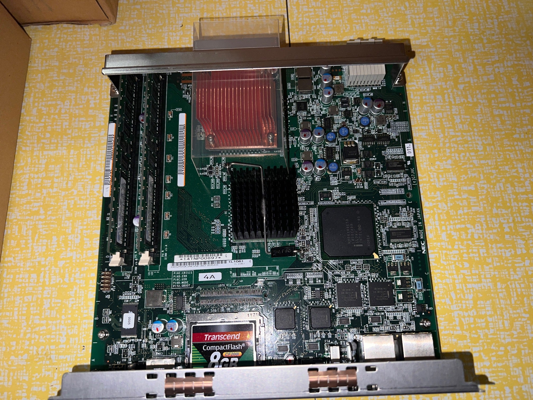 NEC SV8500 CPU SCF-CP00-A CF-CP00 CPU Card