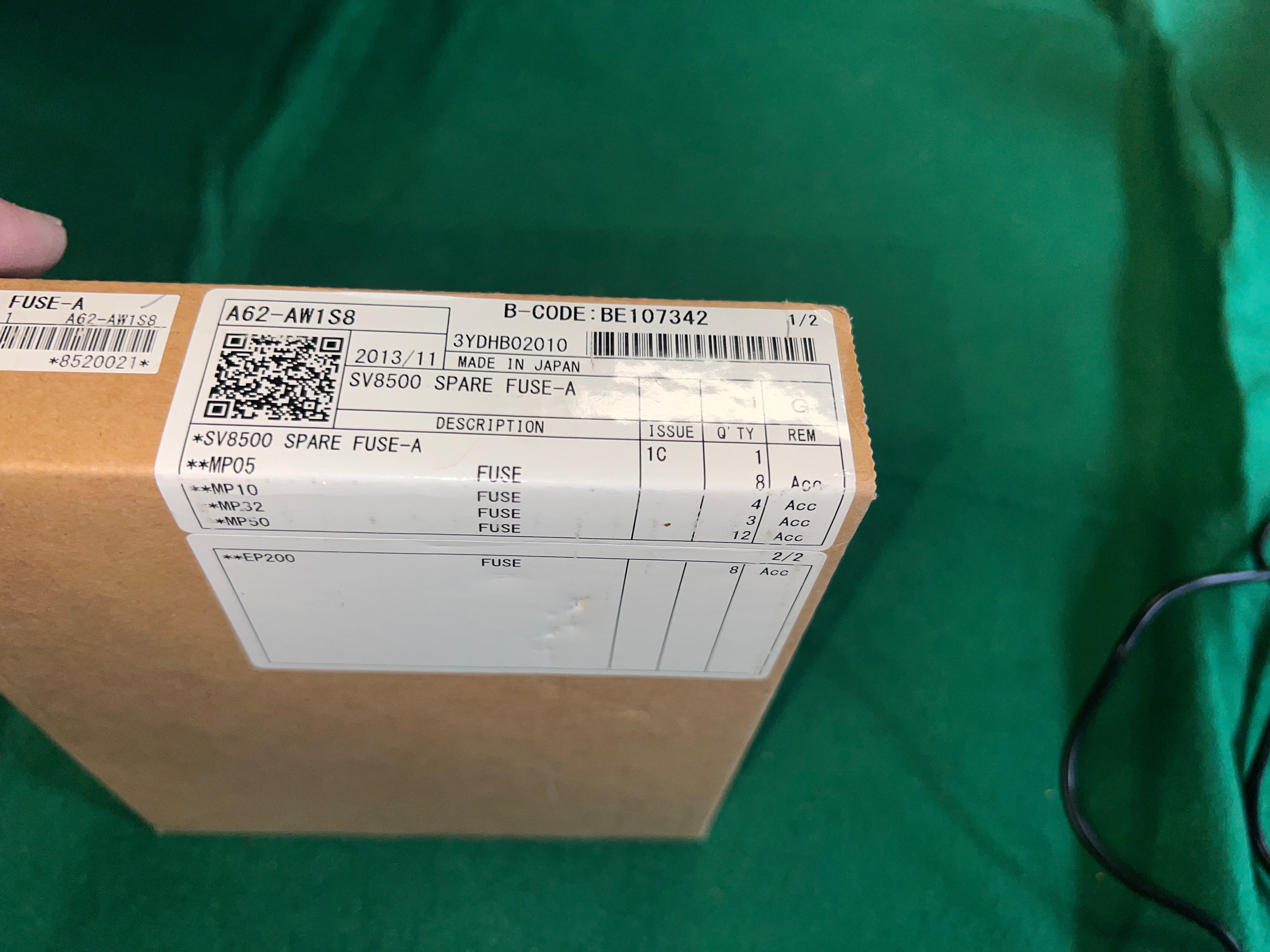 NEC Univerge SV8500 Spare Fuse A Package x2