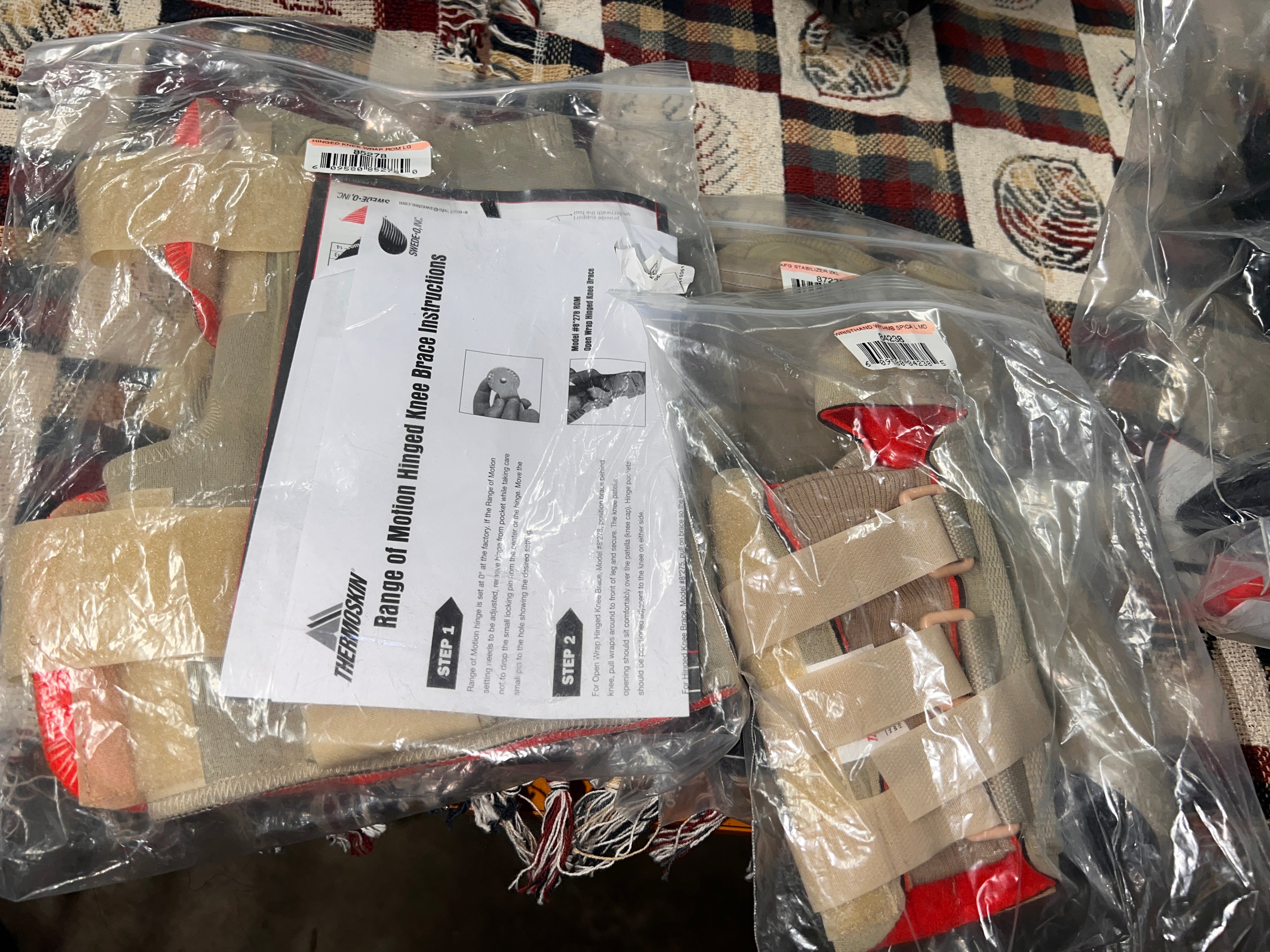 Thermoskin lot of new braces