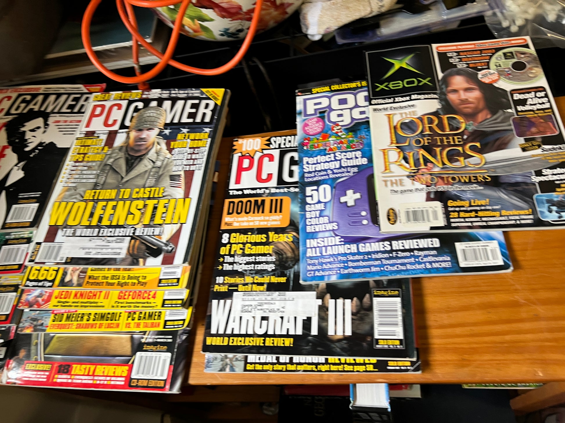 PC Gamer magazines and X-Files classic Mags!