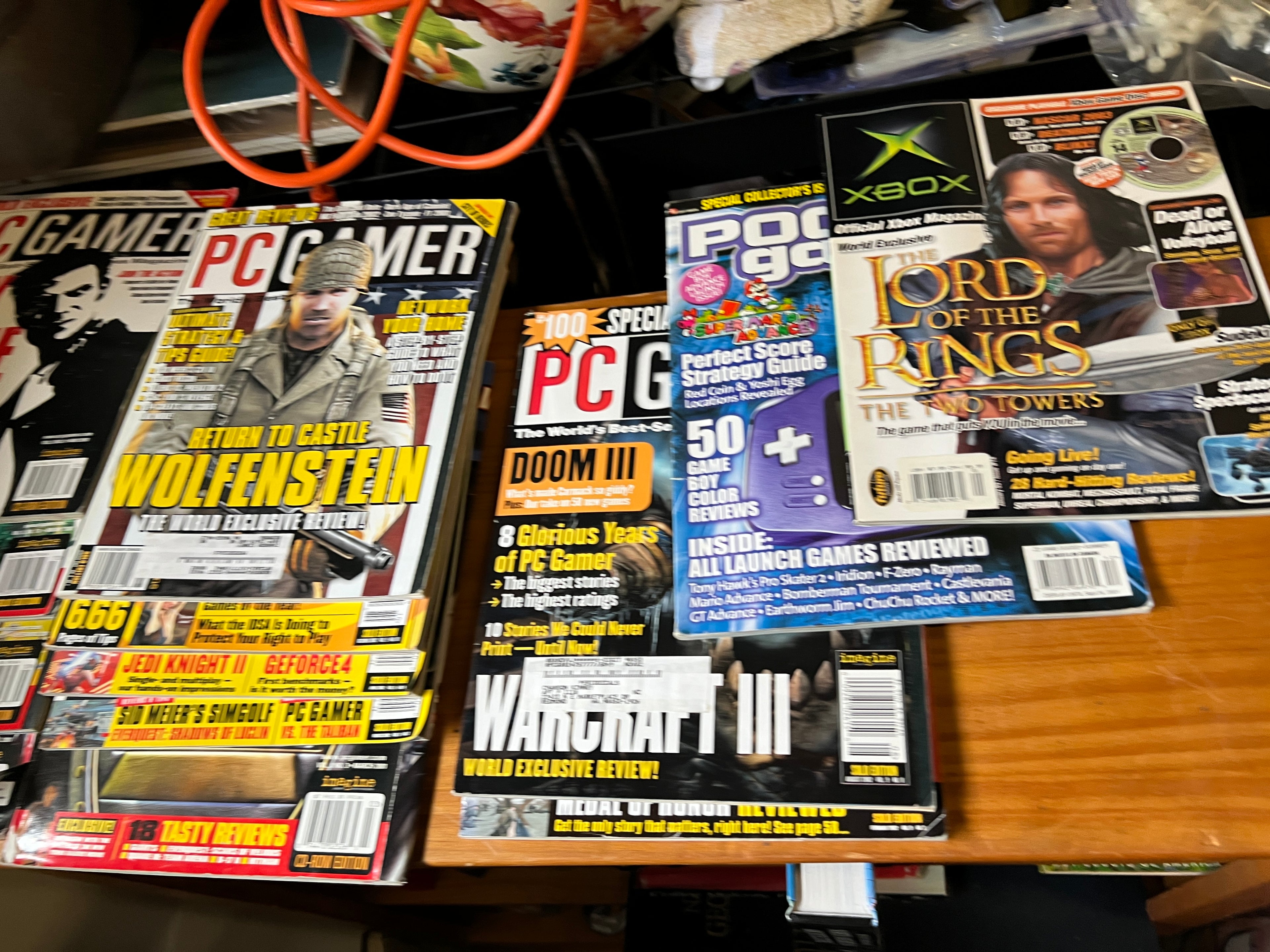 PC Gamer magazines and X-Files classic Mags!