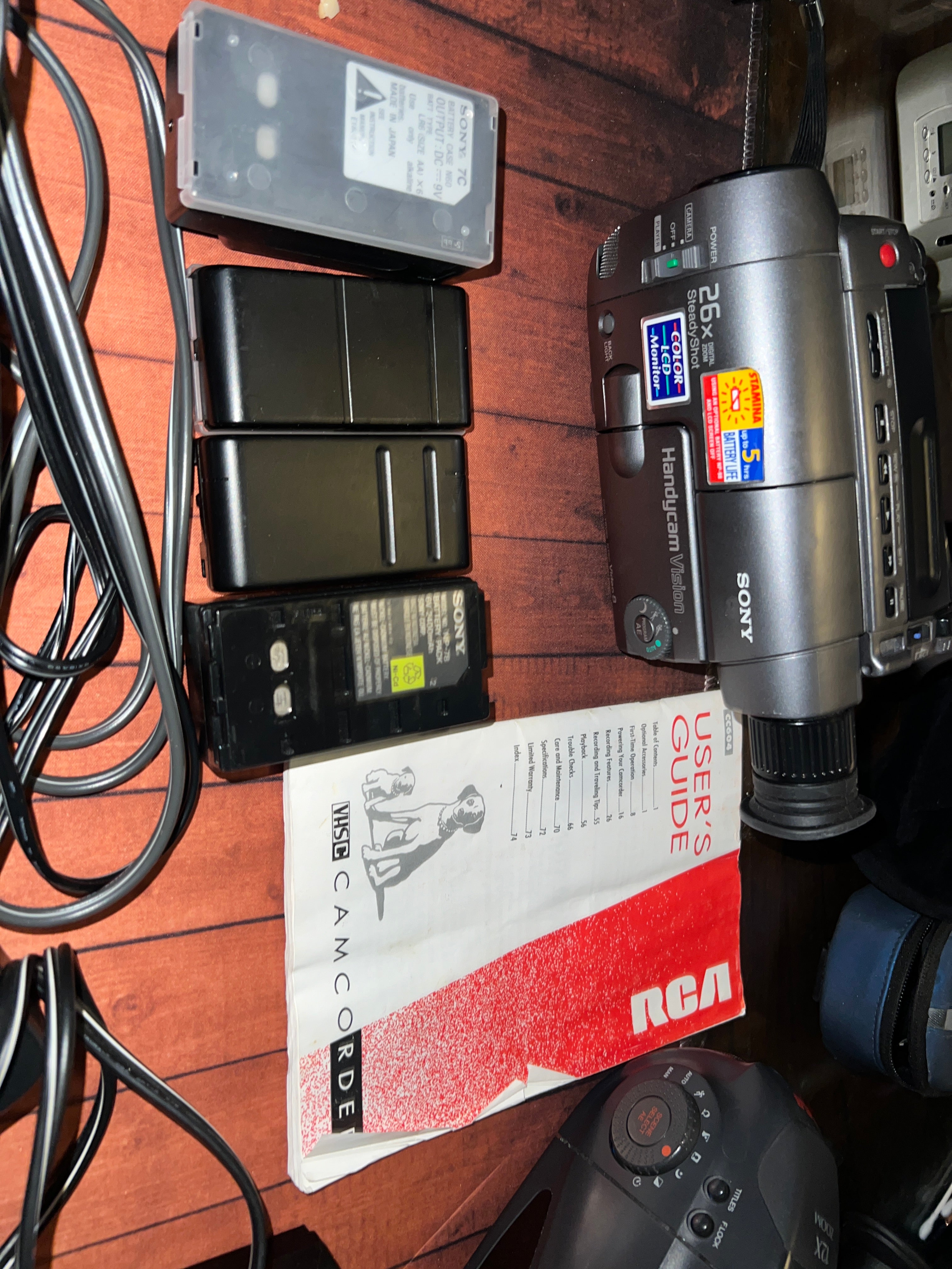 Vintage Camcorder and Camera bundle with Accessories!