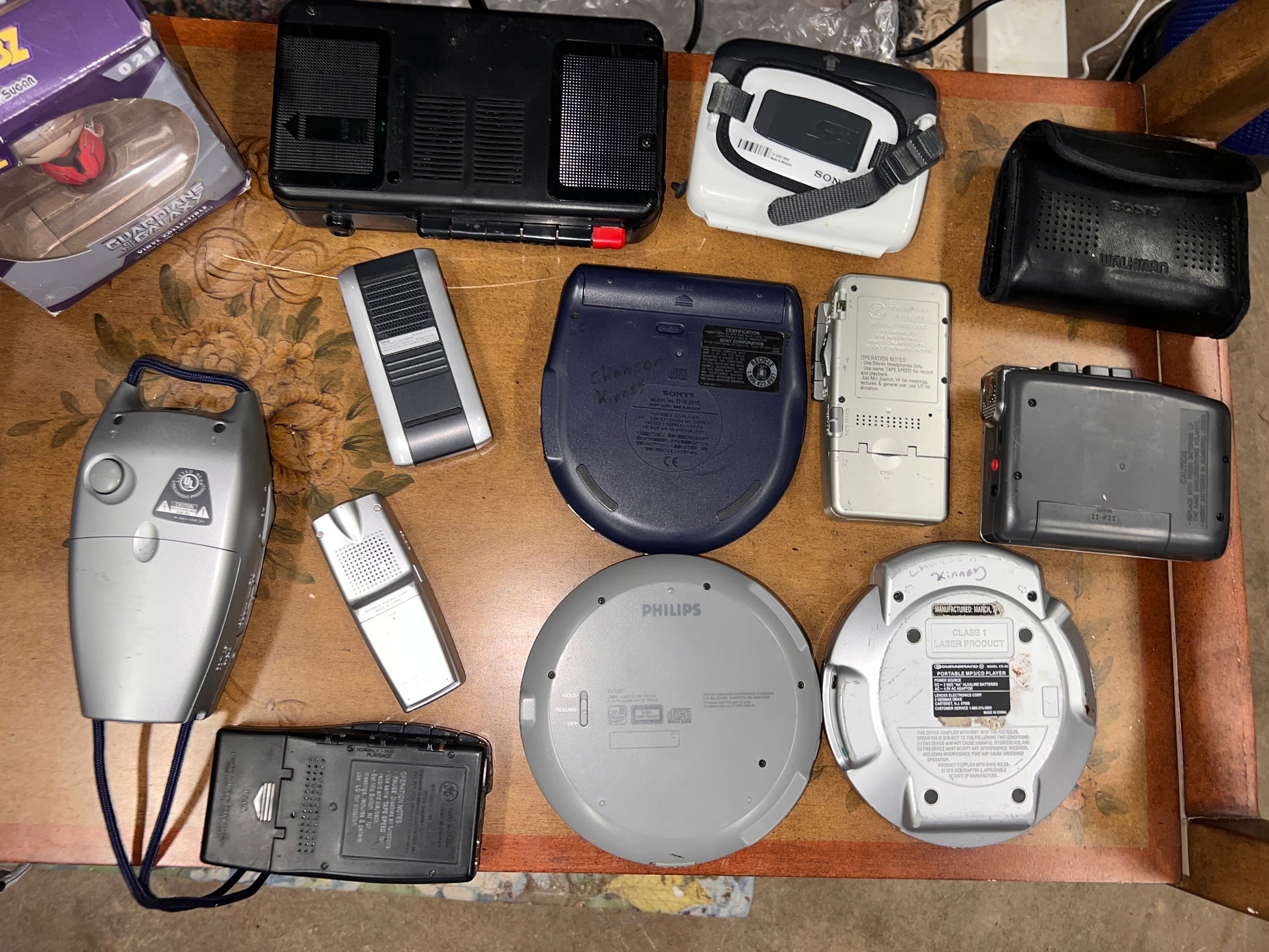 Bundle of Vintage Cassette Recorders CD Players and Electronics