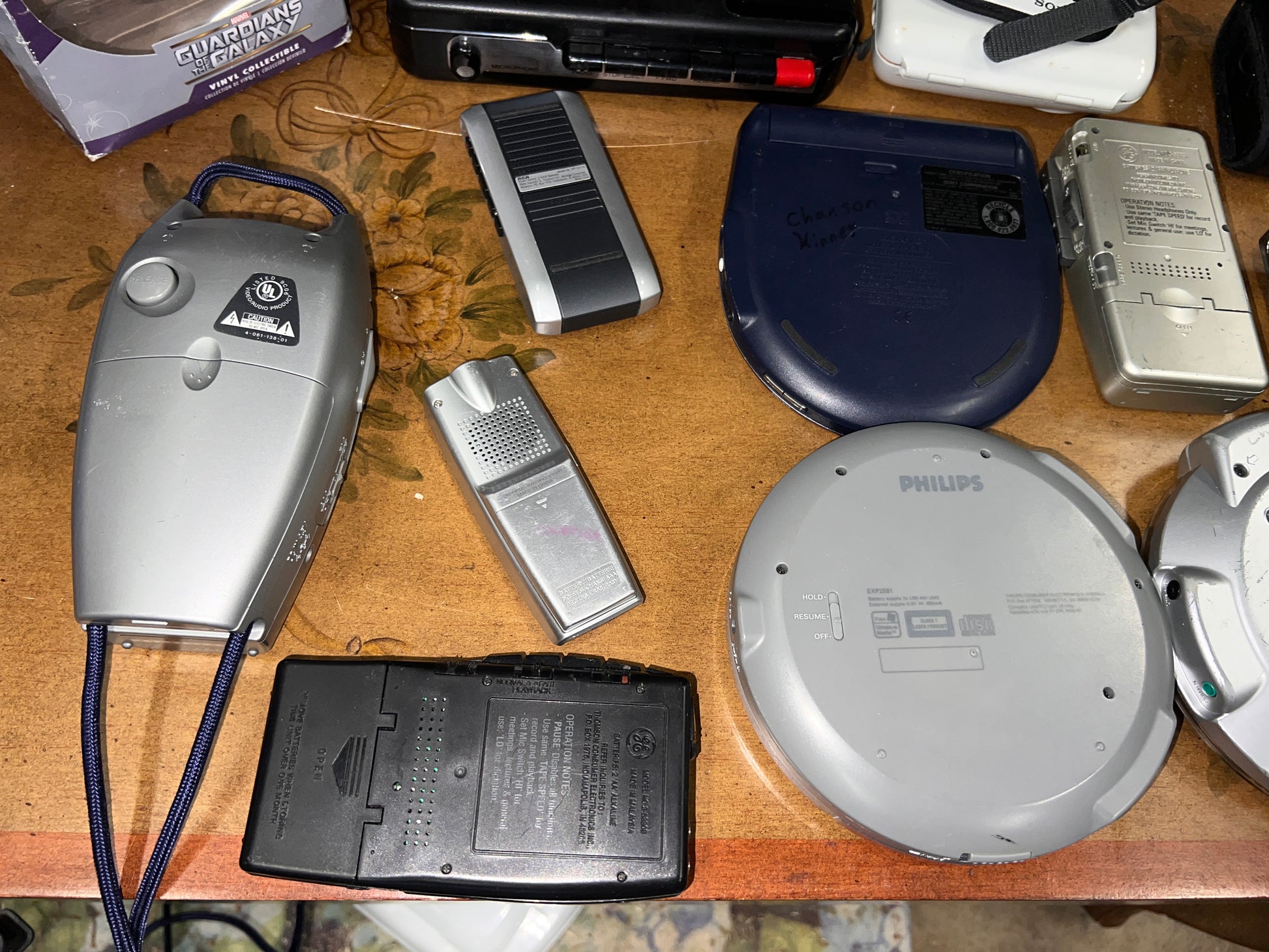 Bundle of Vintage Cassette Recorders CD Players and Electronics