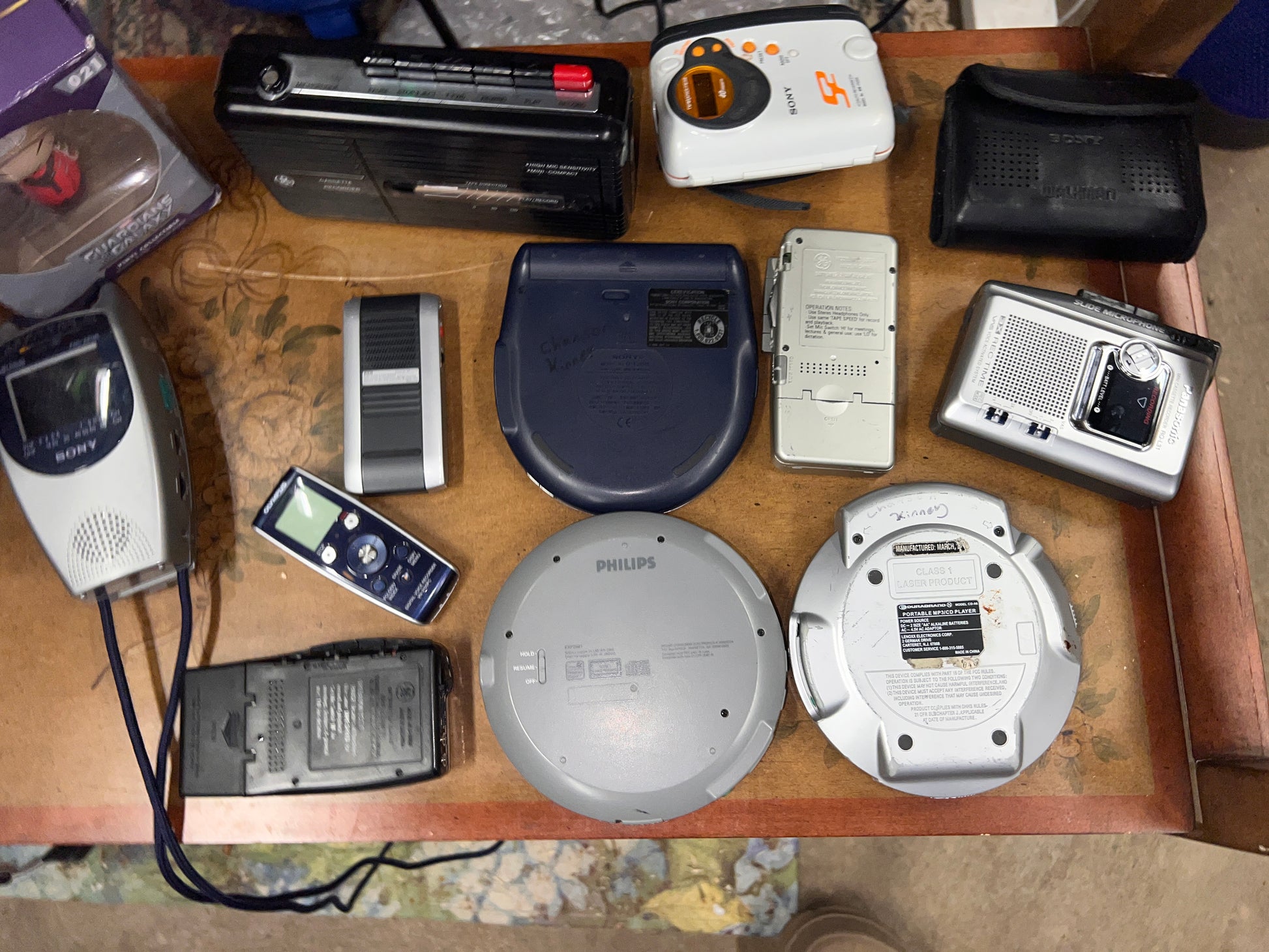 Bundle of Vintage Cassette Recorders CD Players and Electronics