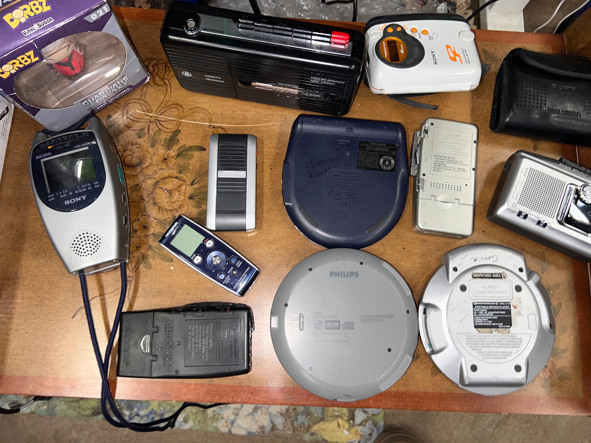 Bundle of Vintage Cassette Recorders CD Players and Electronics