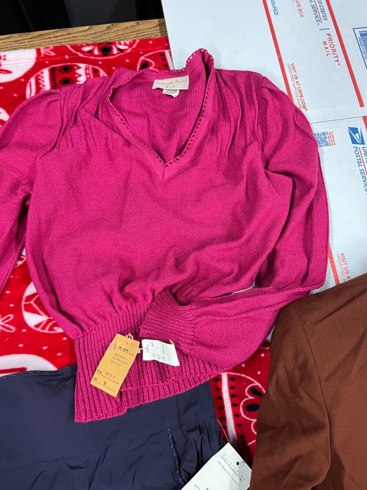RARE VINTAGE Wholesale Lot 9 Piece Clothing Brand NEW with Tags Nordstrom lot!