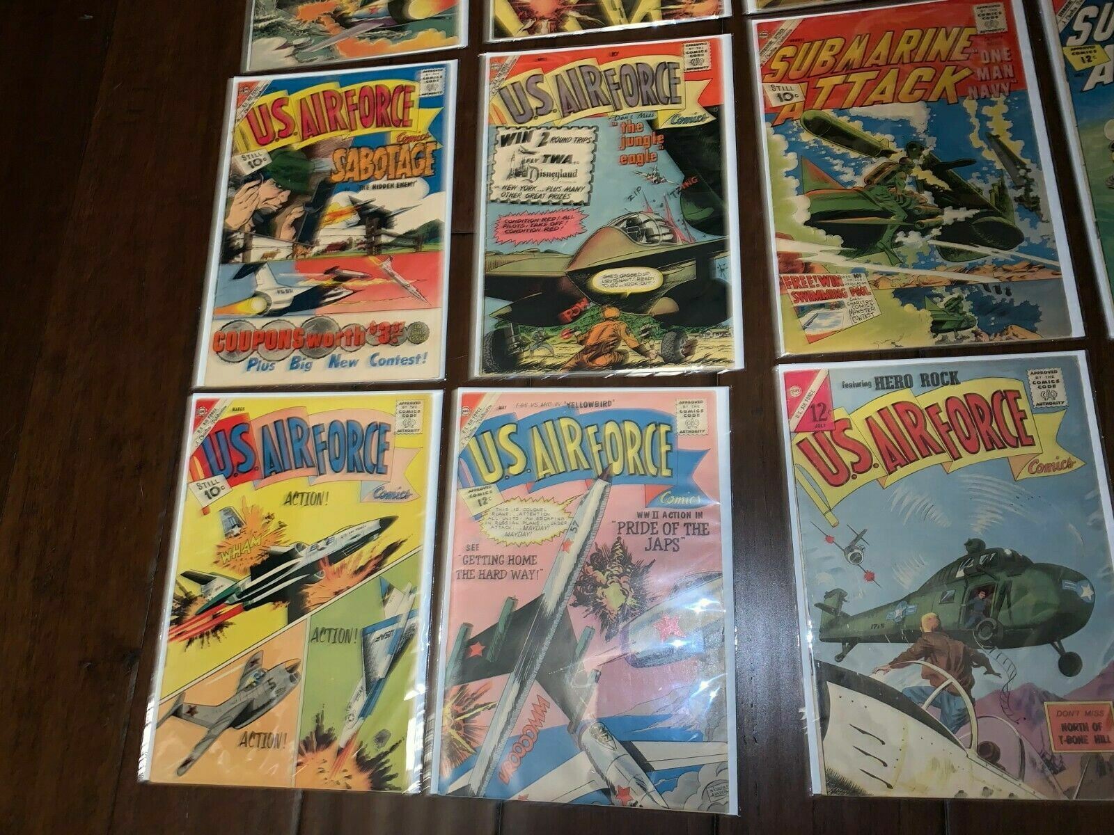 Charlton Silver Age War Comics Bundle of 19 Army Navy Airforce Marines!