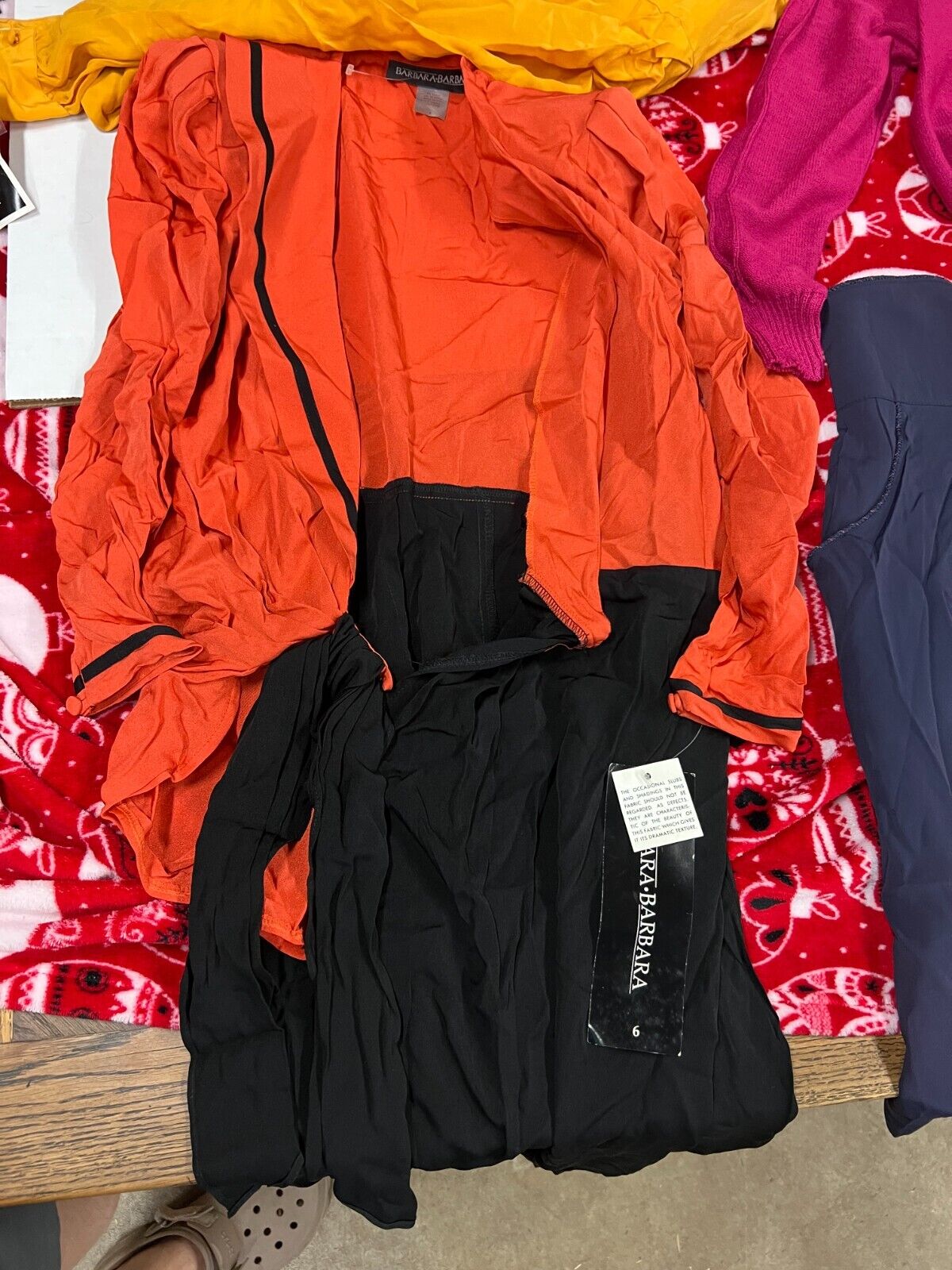 RARE VINTAGE Wholesale Lot 9 Piece Clothing Brand NEW with Tags Nordstrom lot!
