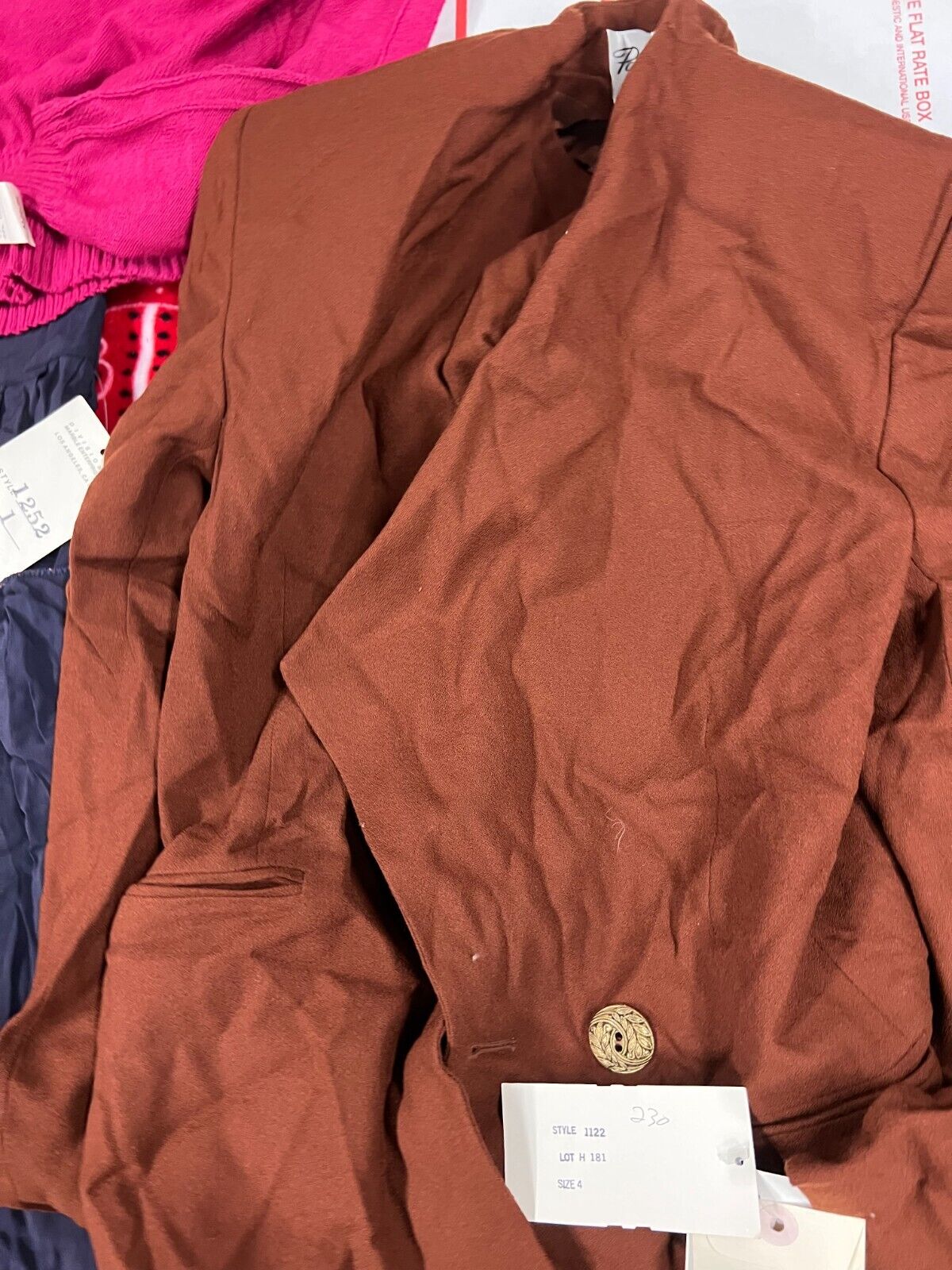 RARE VINTAGE Wholesale Lot 9 Piece Clothing Brand NEW with Tags Nordstrom lot!