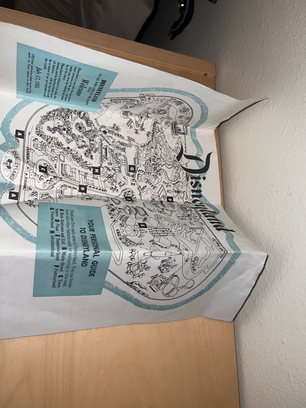 Disneyland 1950s Ticket and Brochure Bundle
