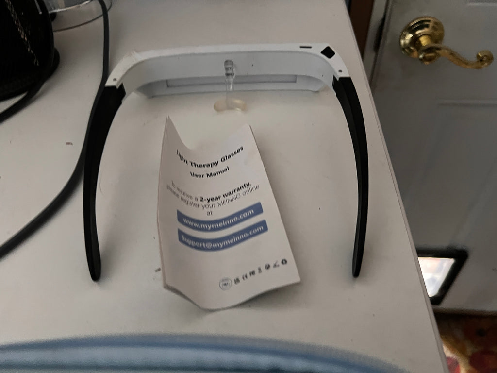 Meinno Light Therapy Glasses - Portable & Wearable Light Therapy Lamp