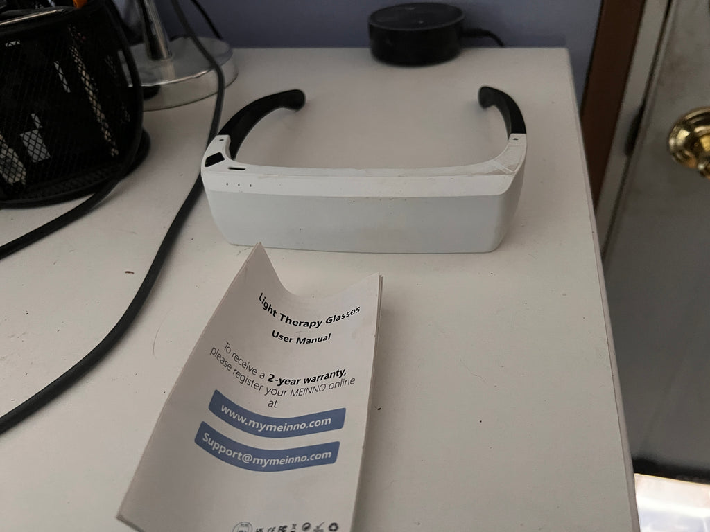 Meinno Light Therapy Glasses - Portable & Wearable Light Therapy Lamp