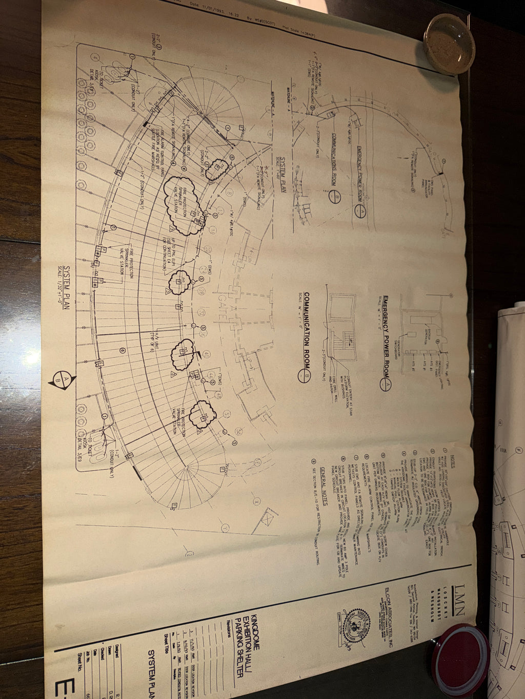 Original Kingdome Blueprint Set (1977–1993) Seattle Stadium Architectural Plans NBBJ LMN