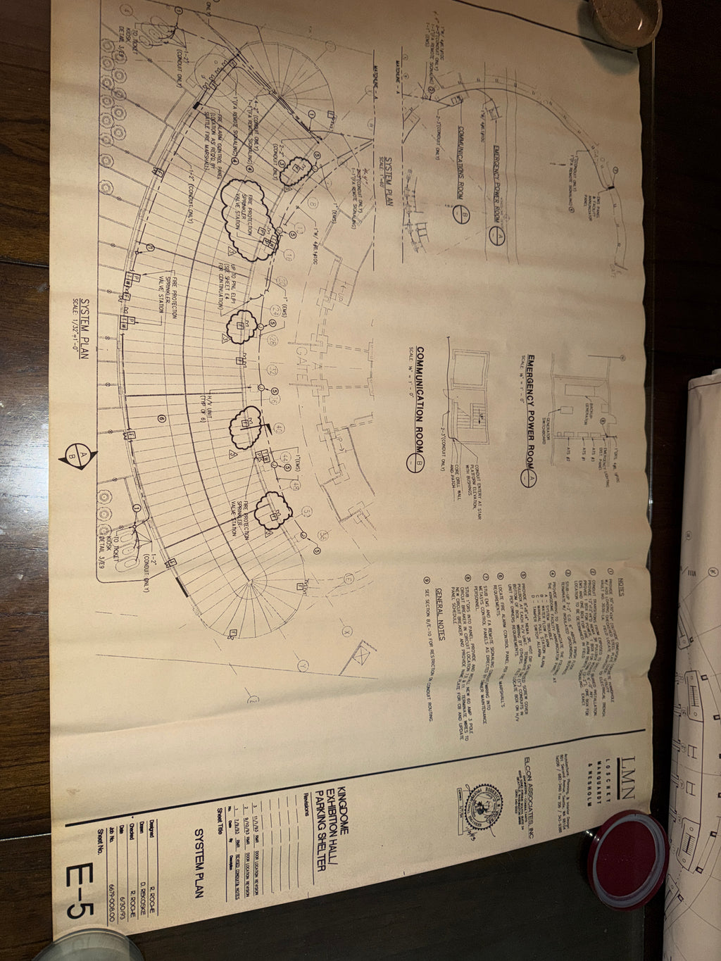 Original Kingdome Blueprint Set (1977–1993) Seattle Stadium Architectural Plans NBBJ LMN
