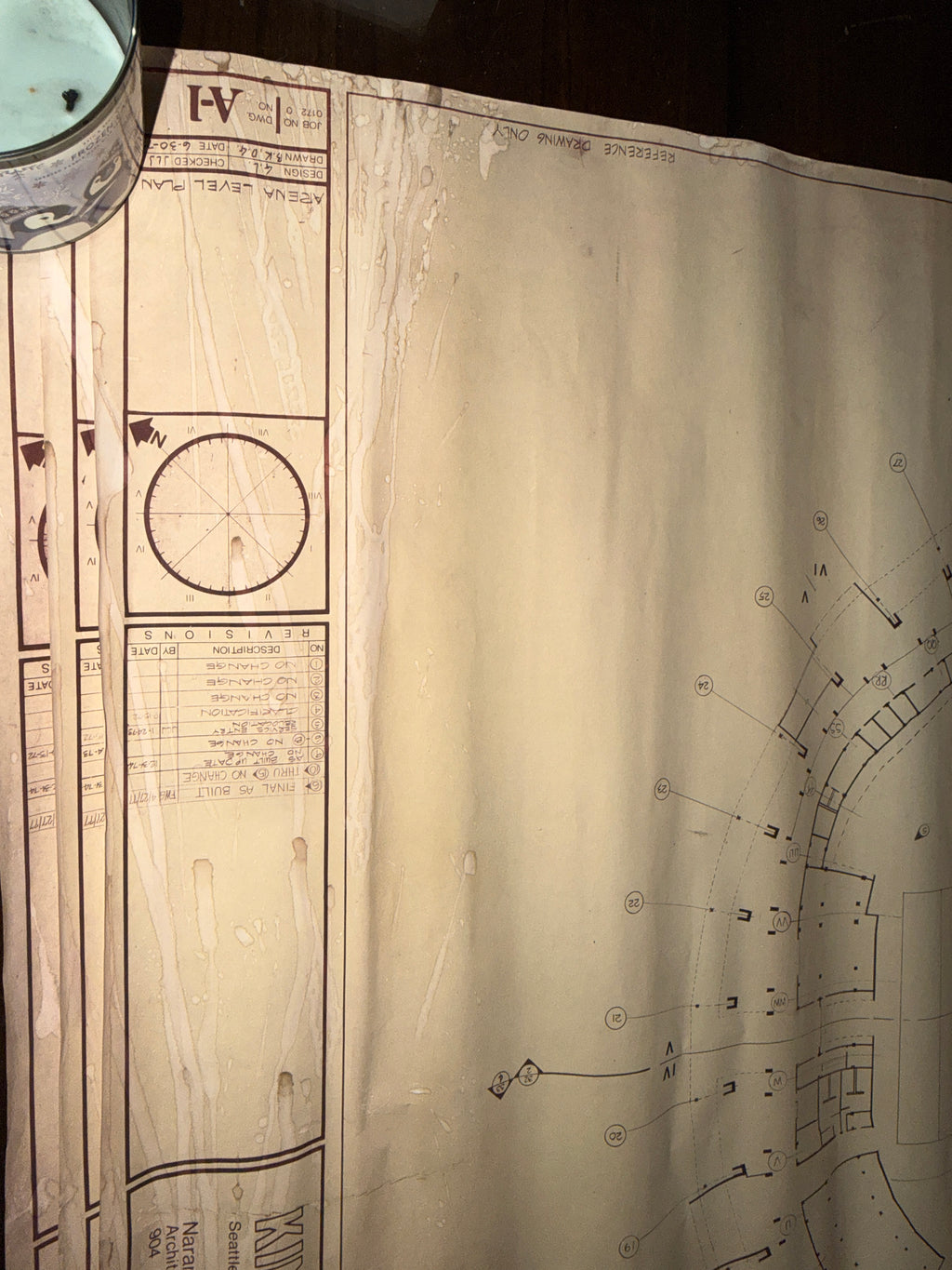 Original Kingdome Blueprint Set (1977–1993) Seattle Stadium Architectural Plans NBBJ LMN