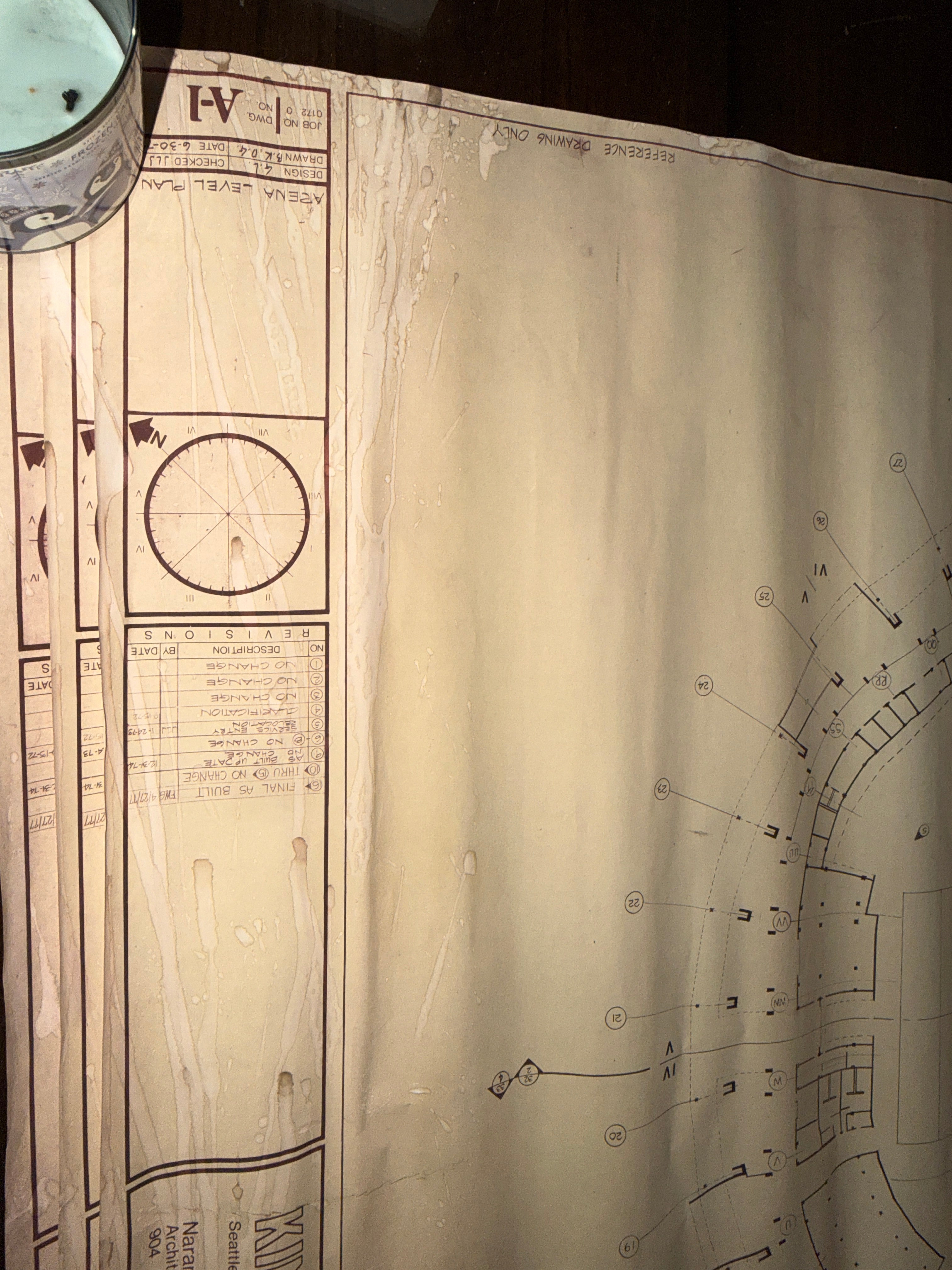 Original Kingdome Blueprint Set (1977–1993) Seattle Stadium Architectural Plans NBBJ LMN