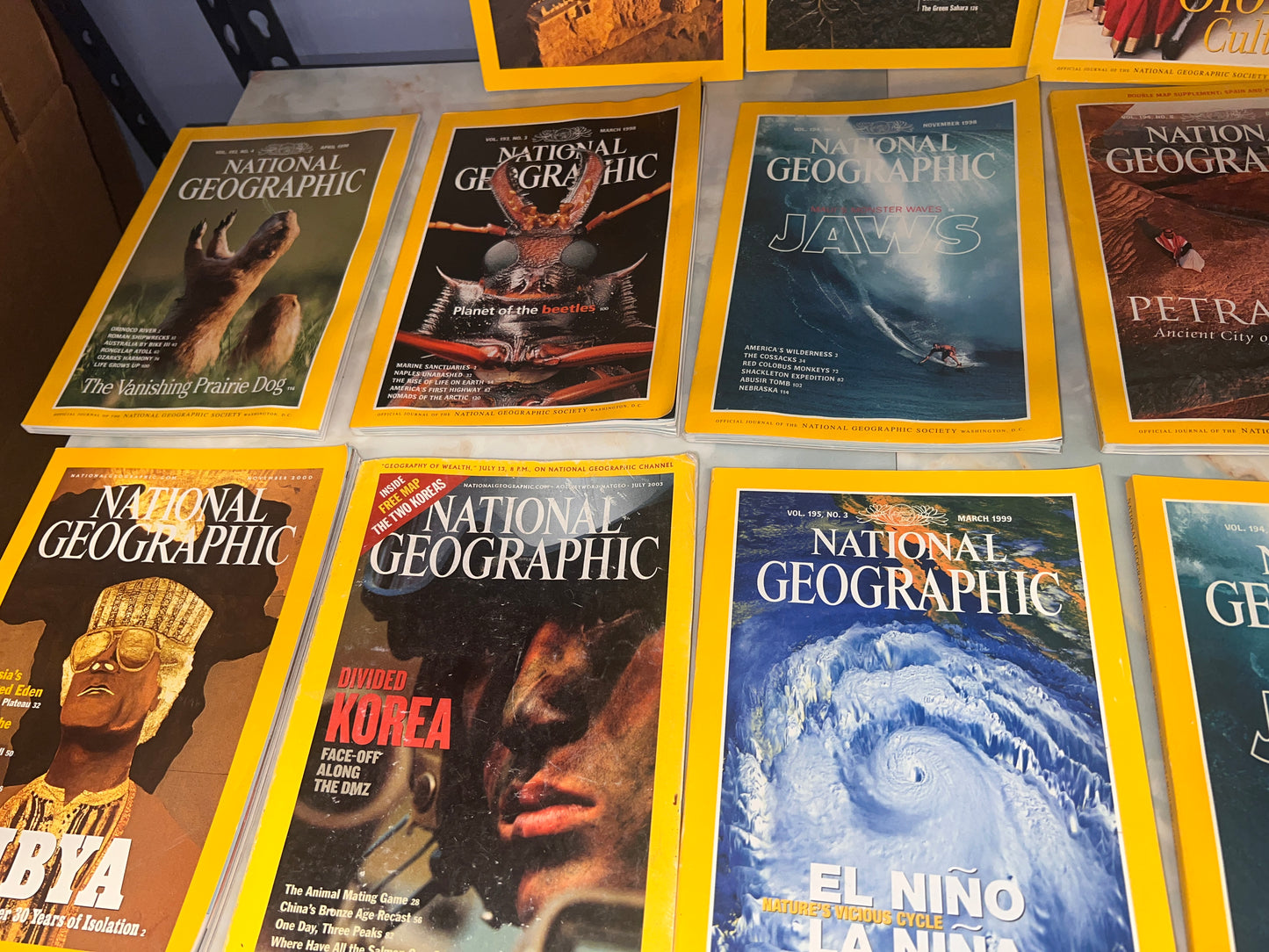 Bundle of 29 National Geographic Vintage Magazines 2000s