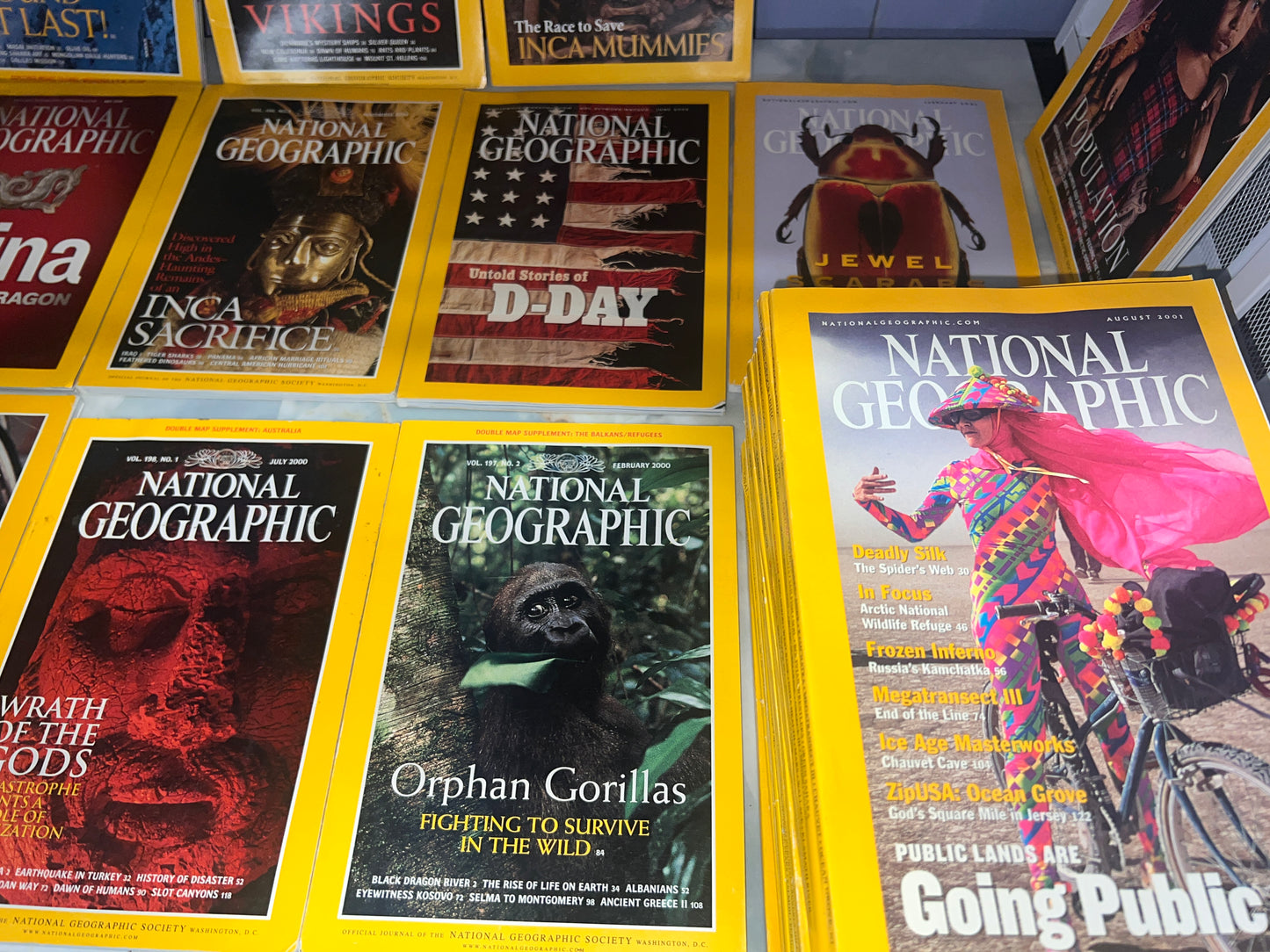 Bundle of 29 National Geographic Vintage Magazines 2000s