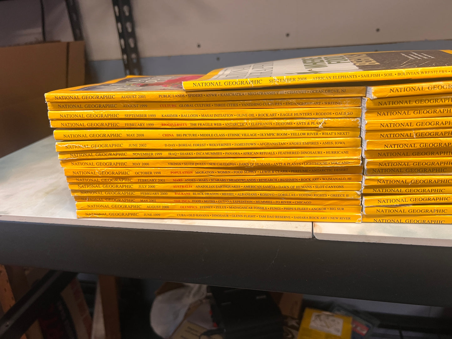 Bundle of 29 National Geographic Vintage Magazines 2000s