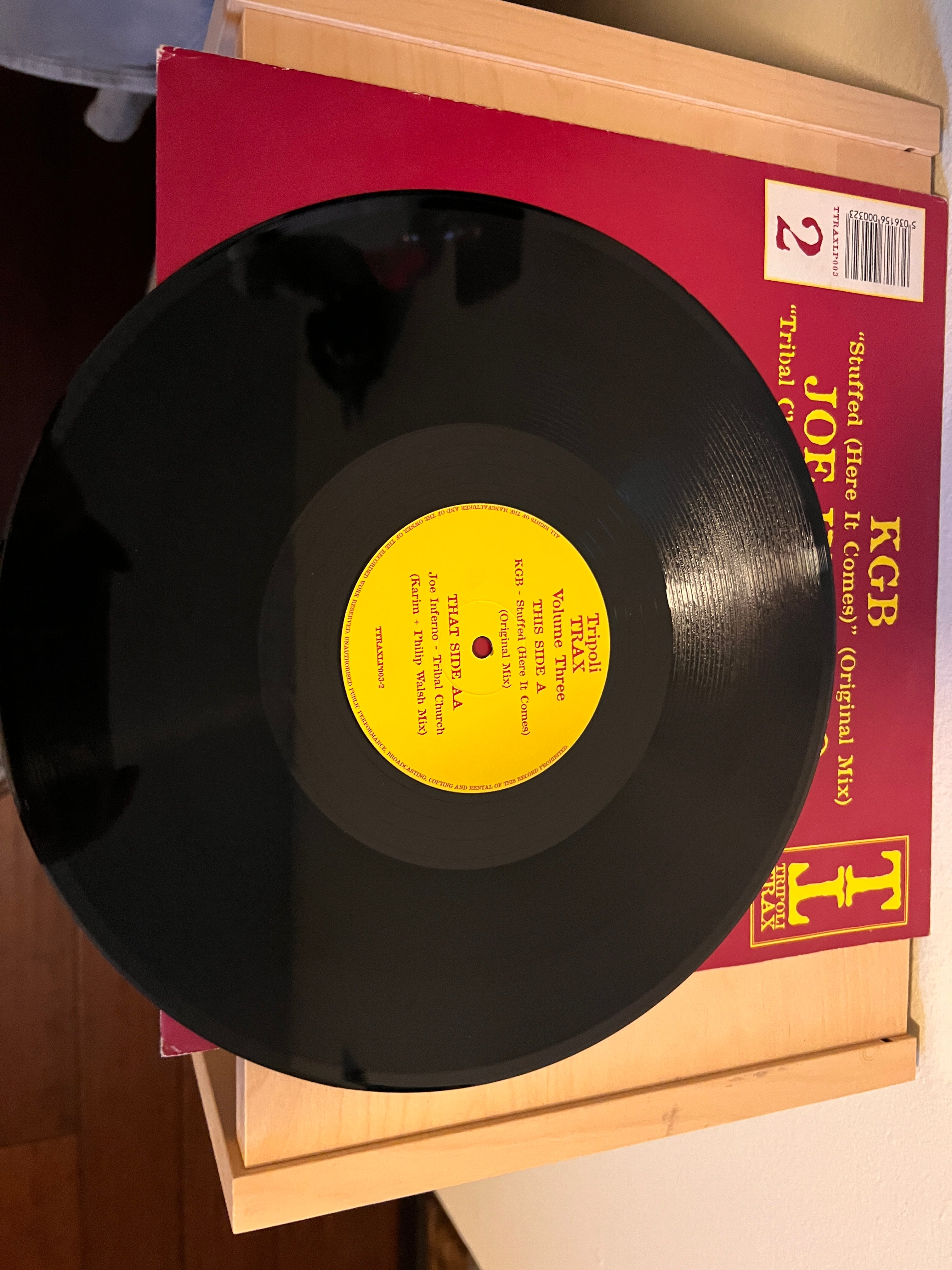 KGB / Joe Inferno – Tripoli Trax Volume Three Vinyl Rare