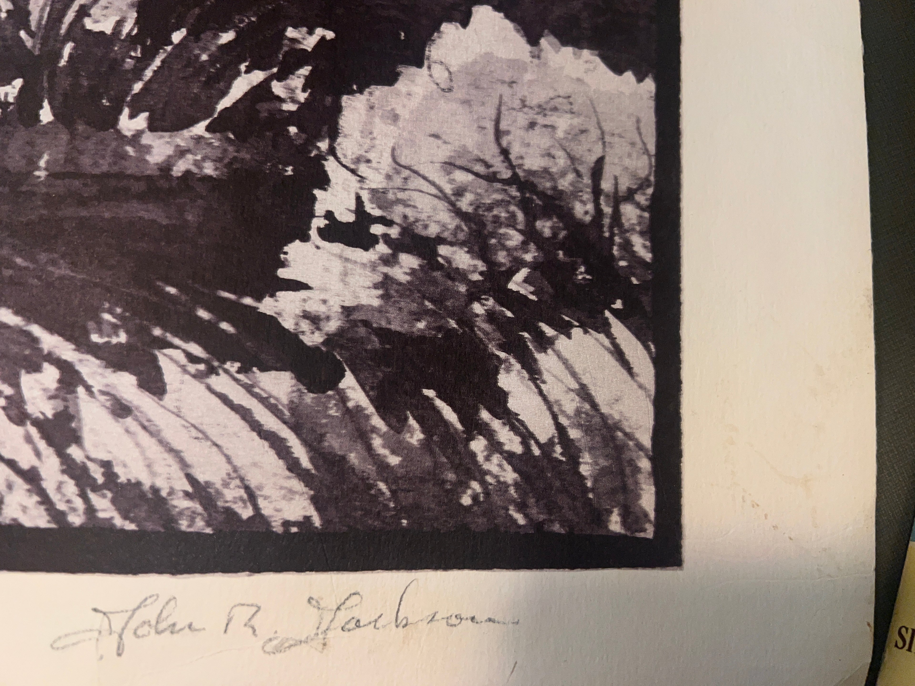 John R Jackson Art signed Rustic Cabin 23x17.5!