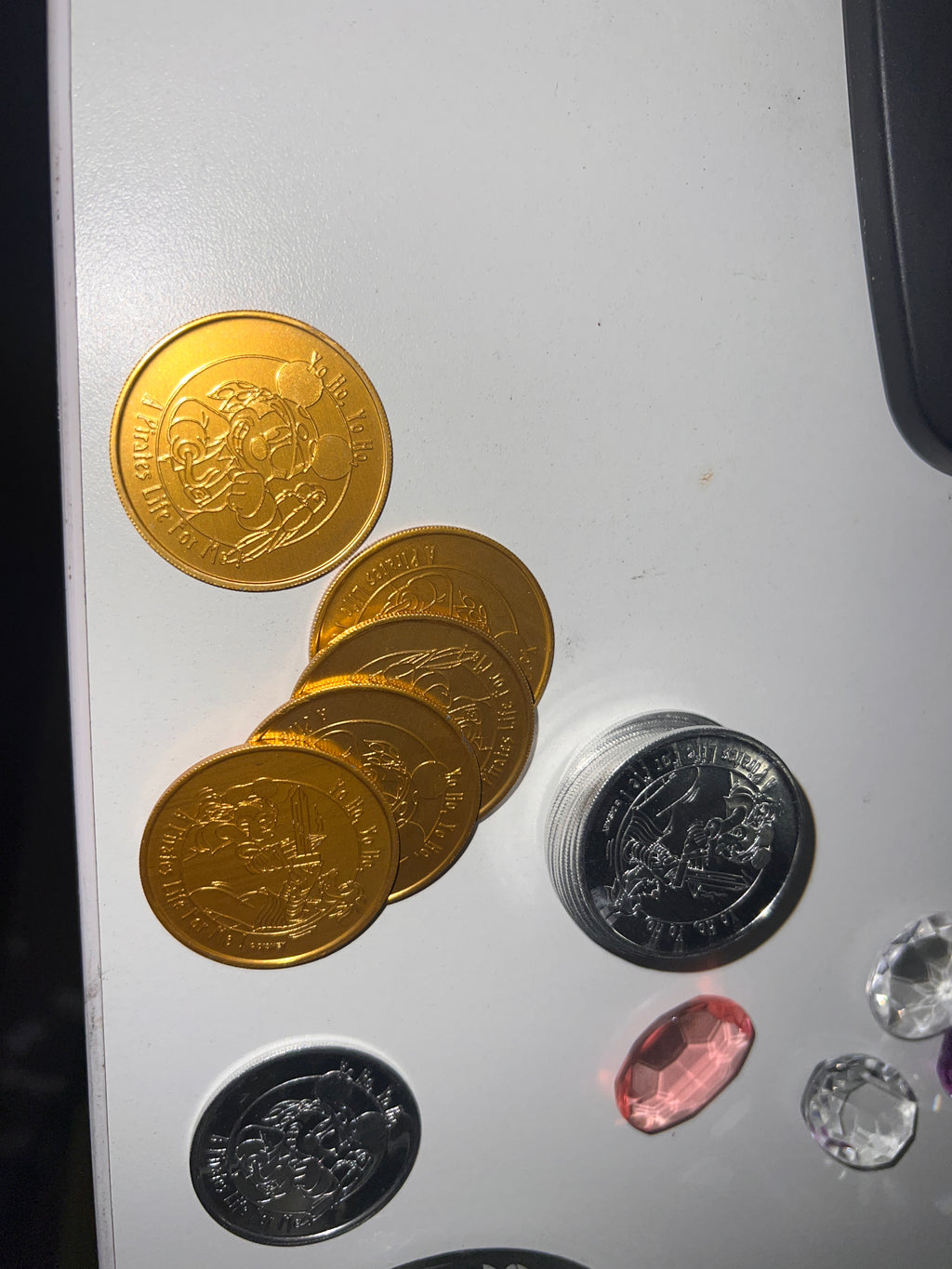 Disneyland Vintage Mickey Coins Pirates Life for Me Bundle