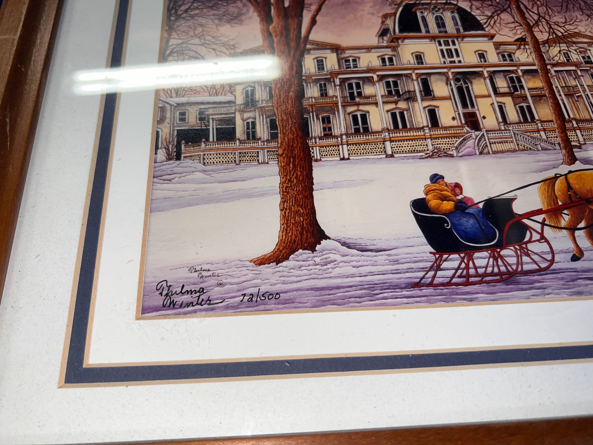 Grand Hotel Chautauqua, NY Limited Edition Print by Thelma Winter 16x13