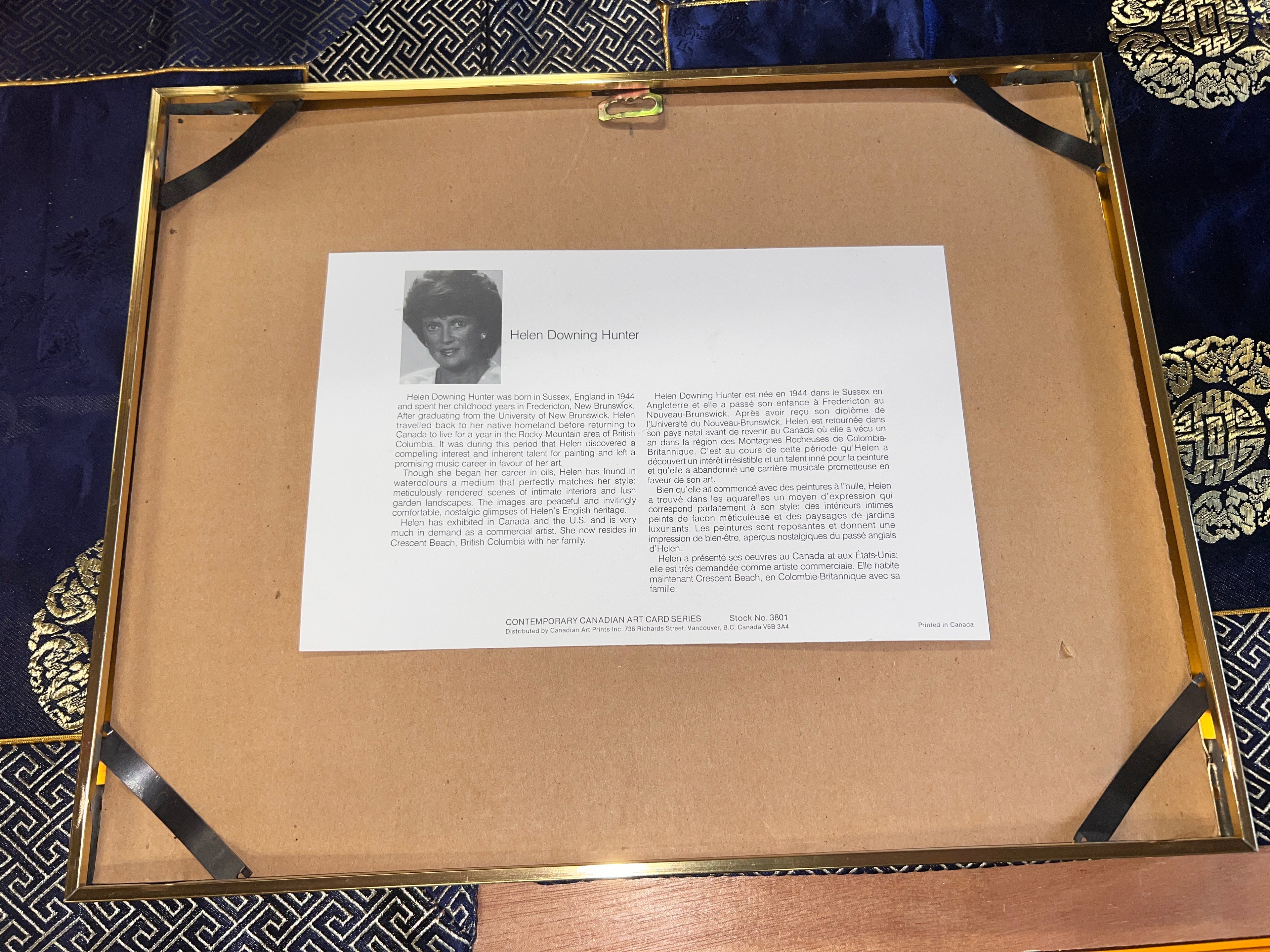 Midsummer pasture helen downing hunter signed and framed print!