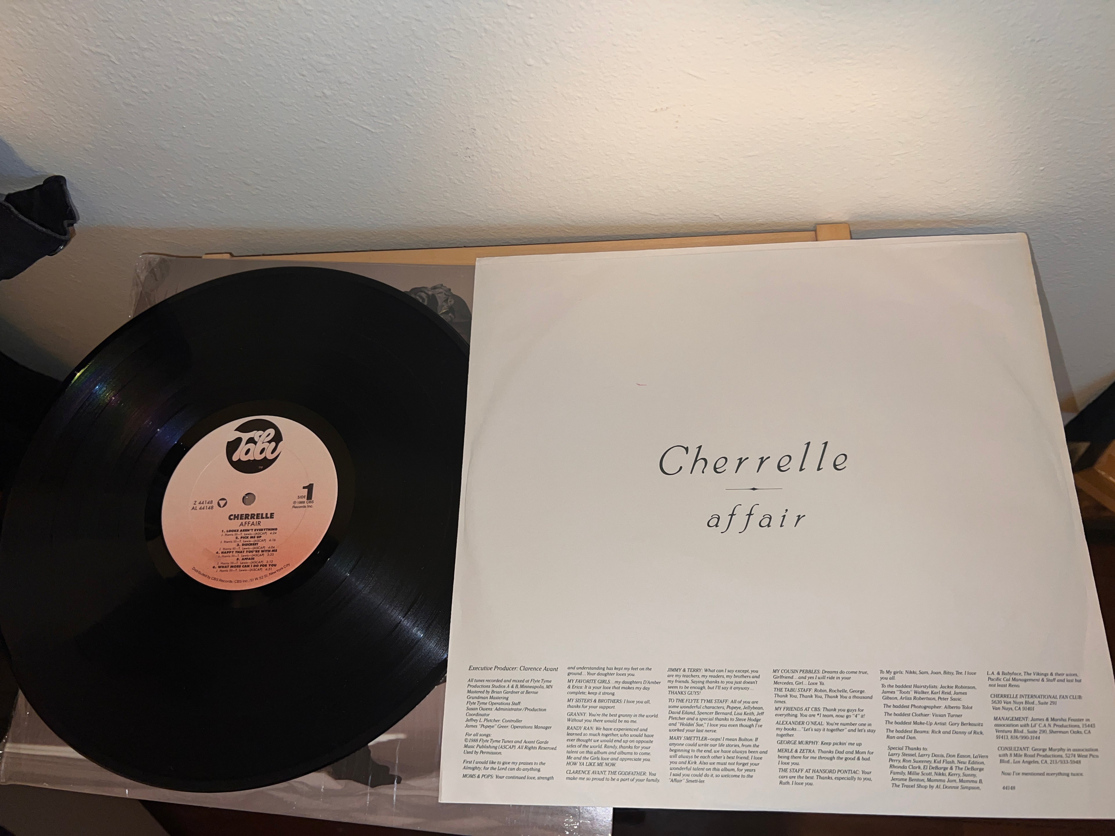 Cherrelle affair Vintage Vinyl Record 80s dance soul and pop!