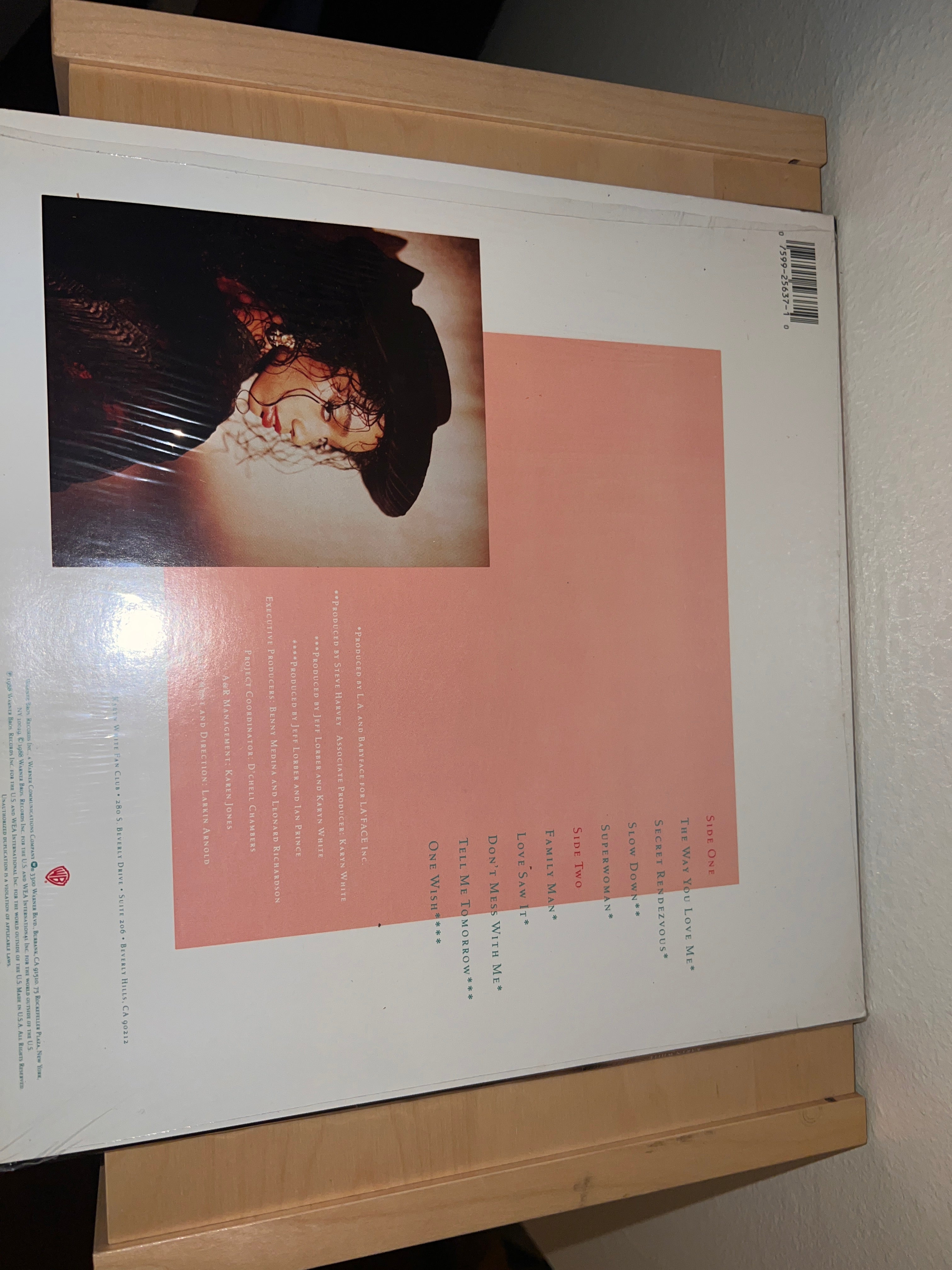 KARYN WHITE 1-25637 SELF-TITLED LP WARNER BROS VINYL