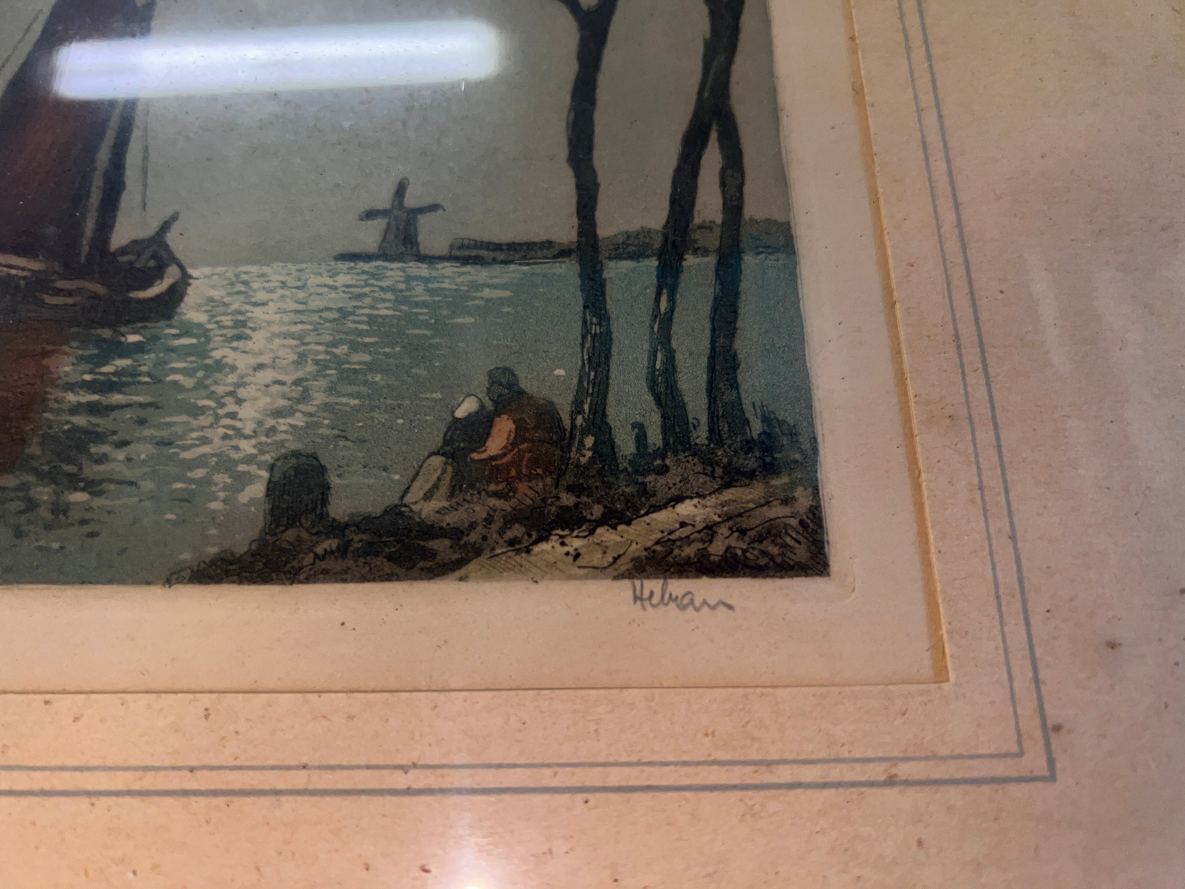 Unknown artist Helram Art print vintage