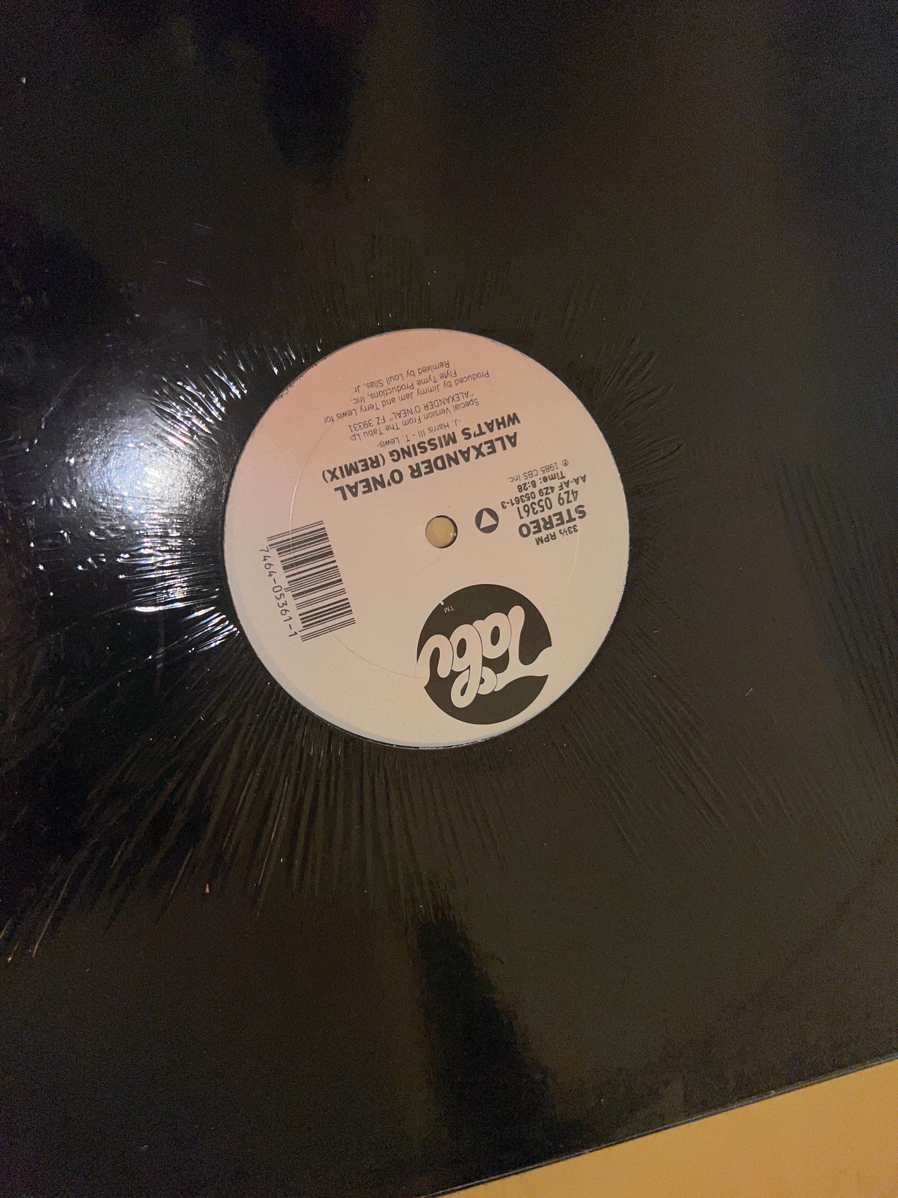 Alexander O'Neal - What's Missing (Remix) - 12" Vinyl (1985) 429 05361