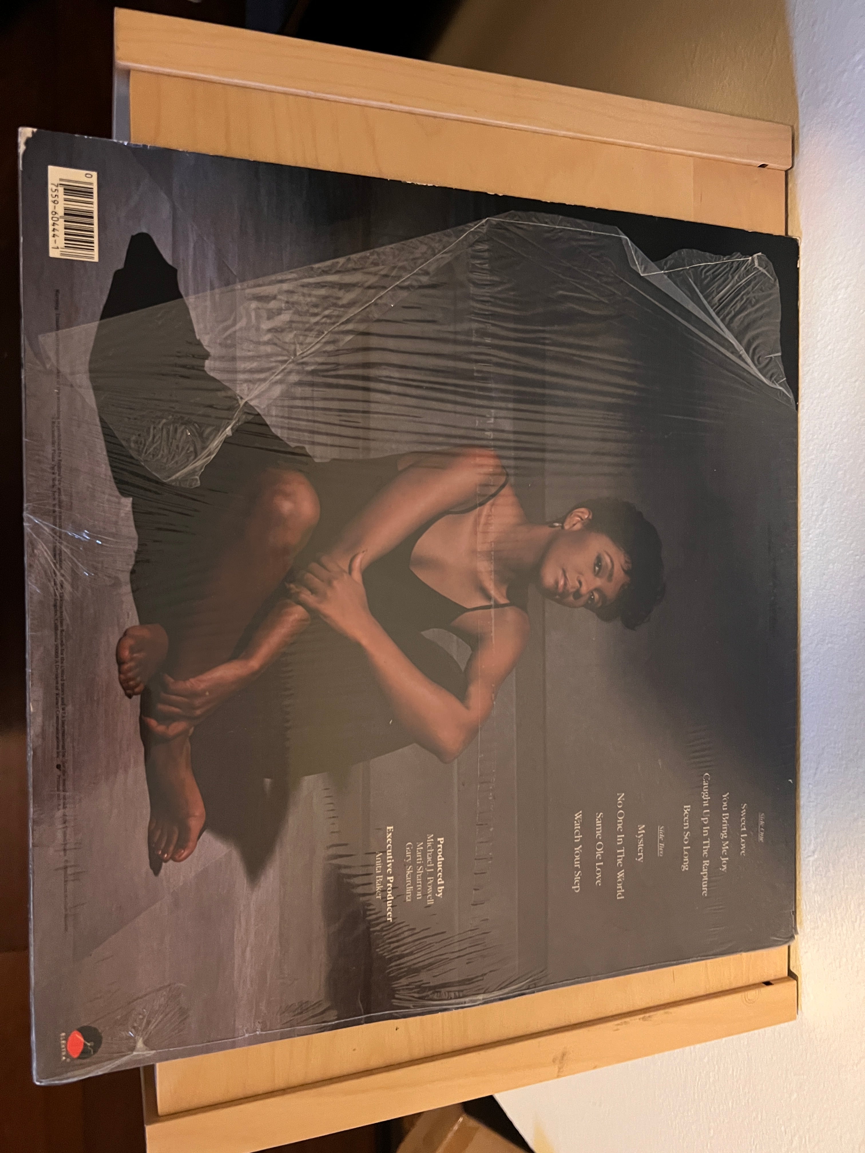 Anita Baker - Rapture Elektra 9 E1-60444 1986 Pressing w/ Inner Shrinkwrap
